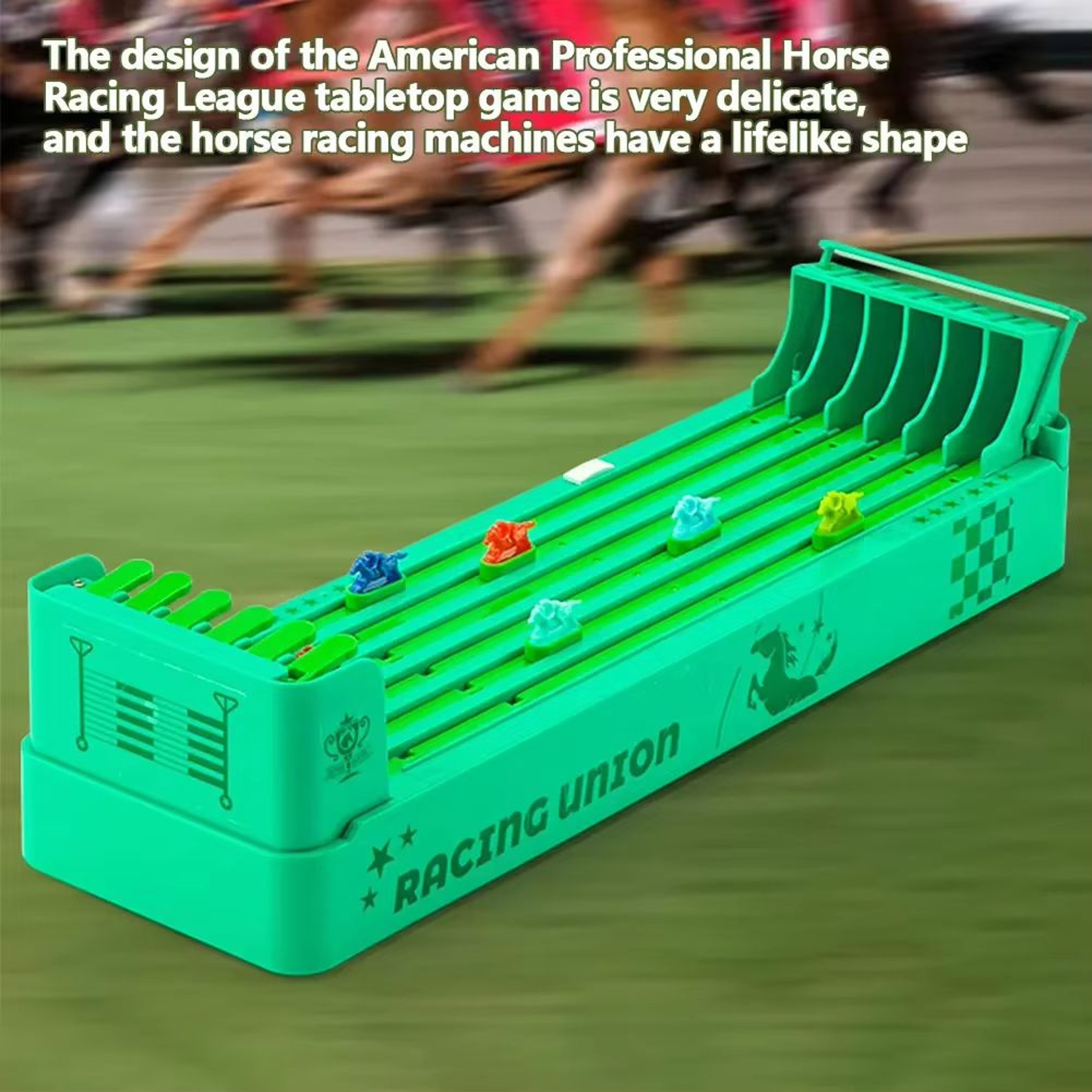 Derby Dash Electronic Horse Racing Party Game BatteryPowered Interactive Tabletop Toy 3