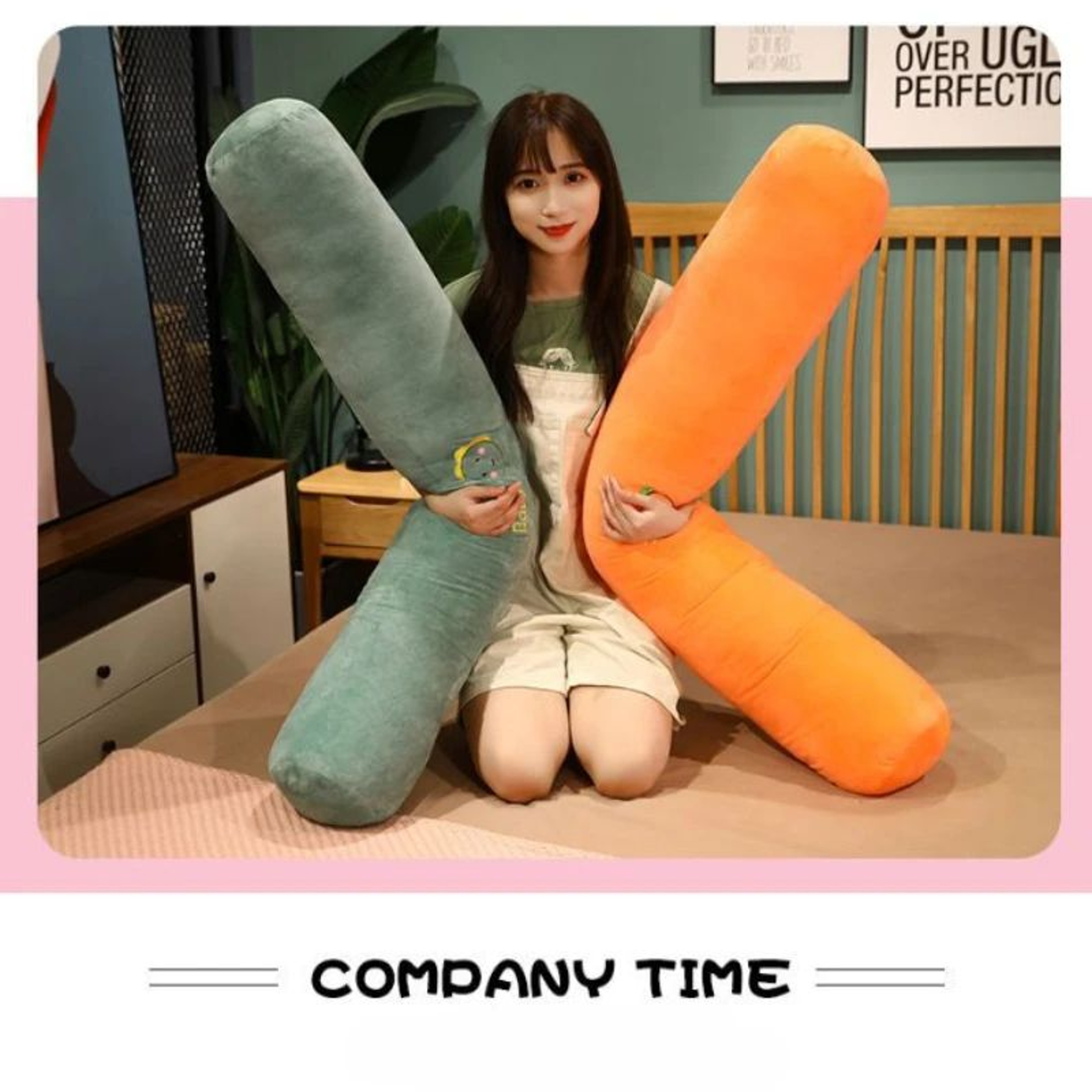 MultiFunctional Rectangular Pillow Support Cushion Long Bolster For Girls Women 4