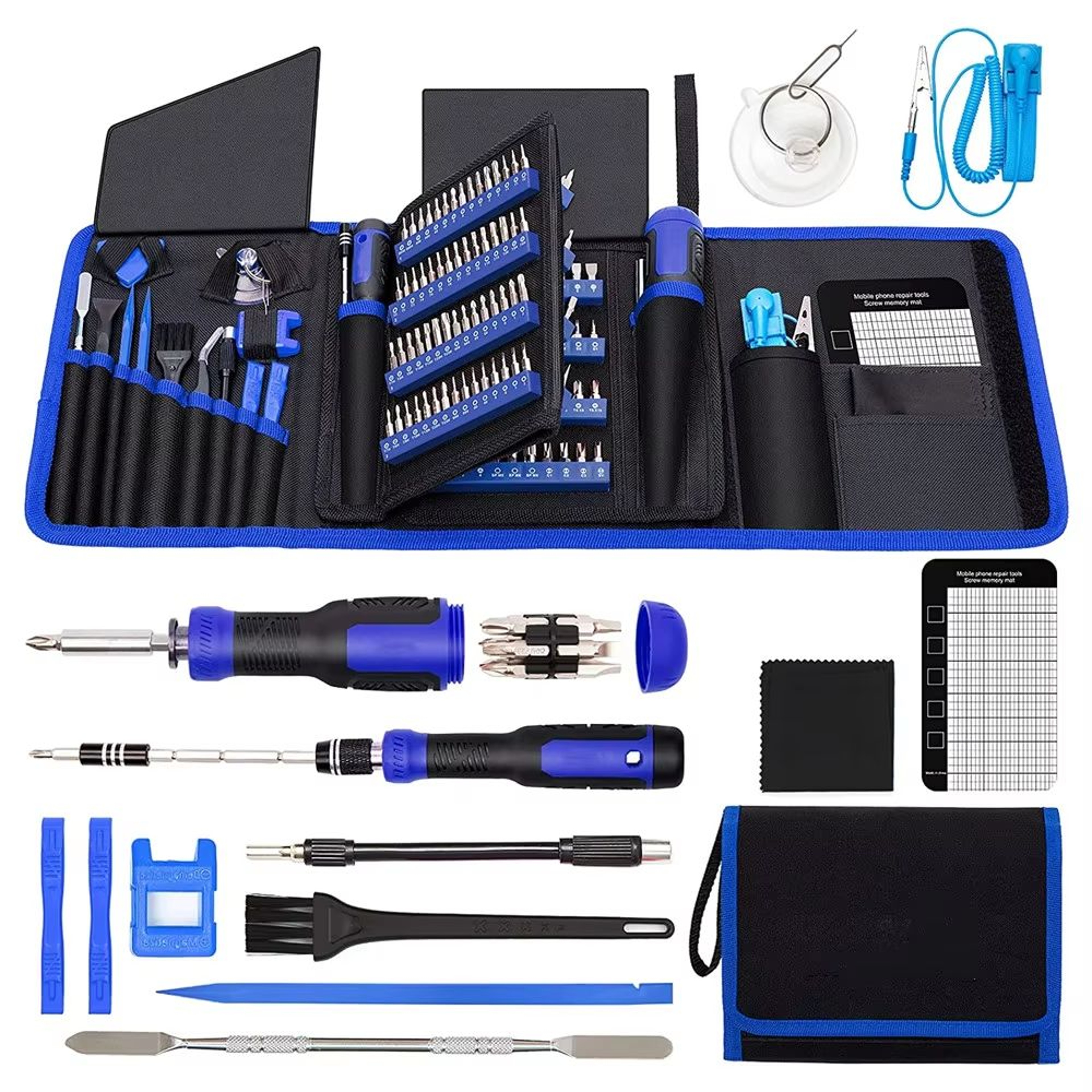 191Piece Precision Screwdriver Set With 14 Inch Nut Driver For Electronics Repair 0