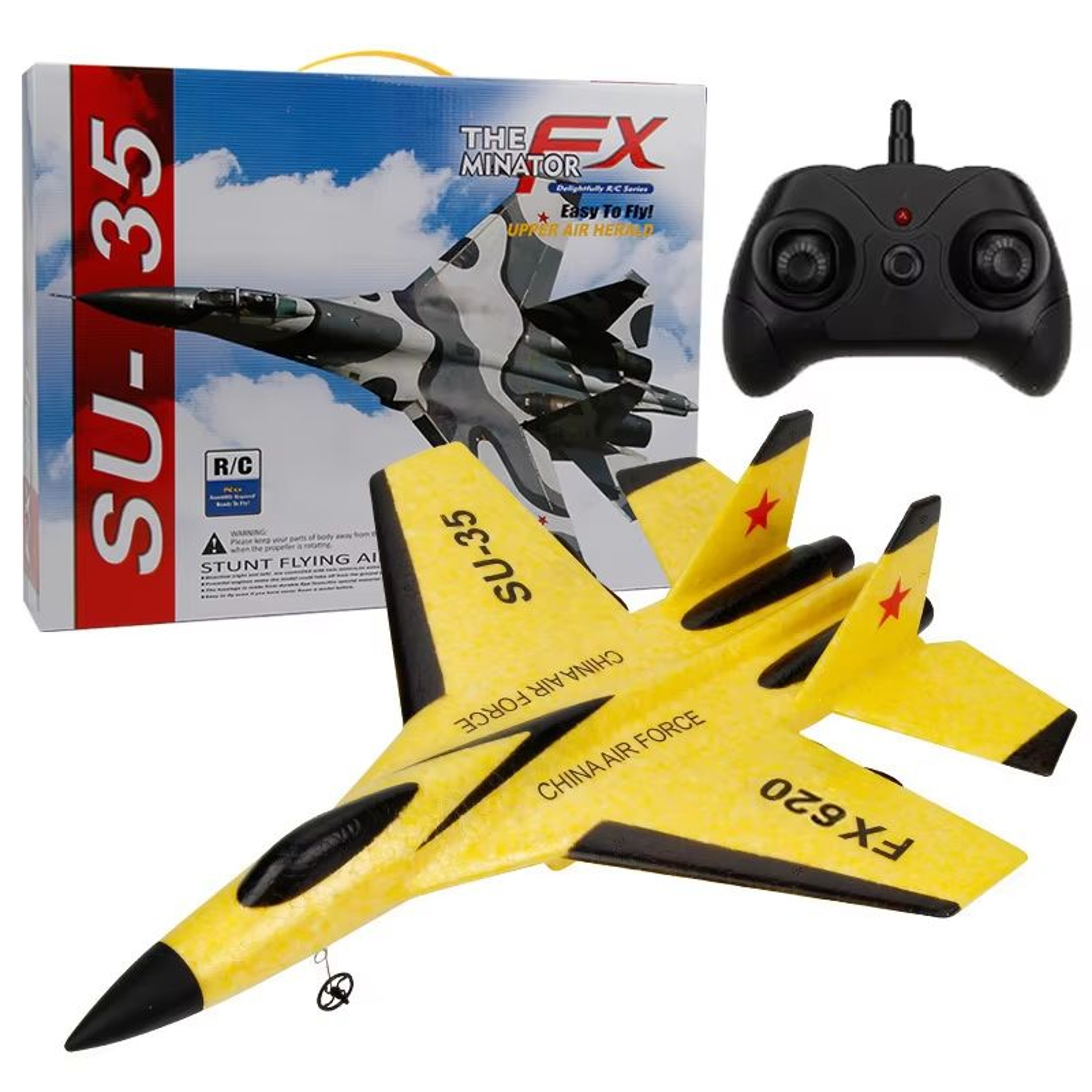RC SU35 Foam Fighter Plane  24G Remote Control RC Glider Aircraft 7