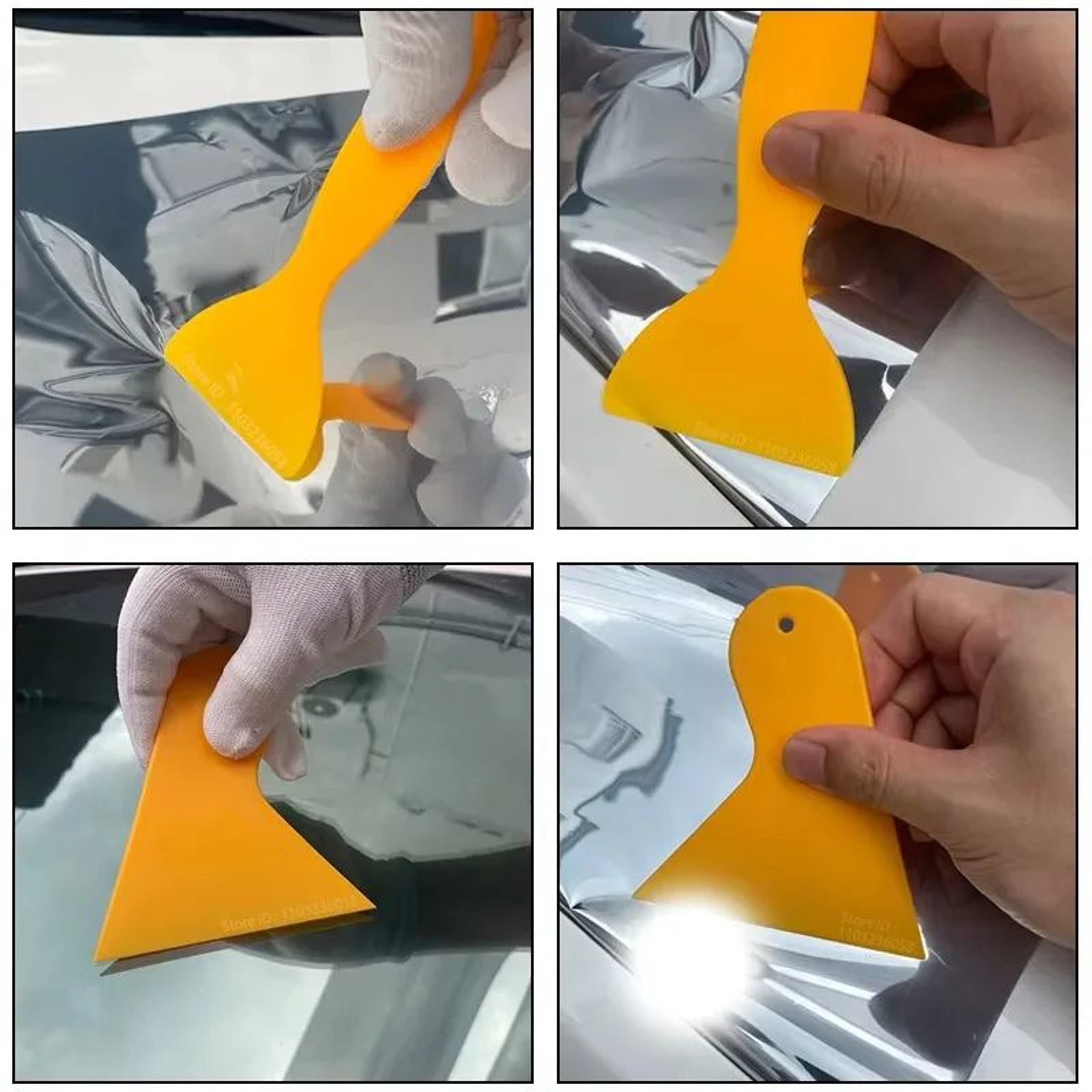 PWS Car Wrap  Tint Tool Kit  Vinyl Wrap  Window Tint Film Installation Cutter Aid Set 4