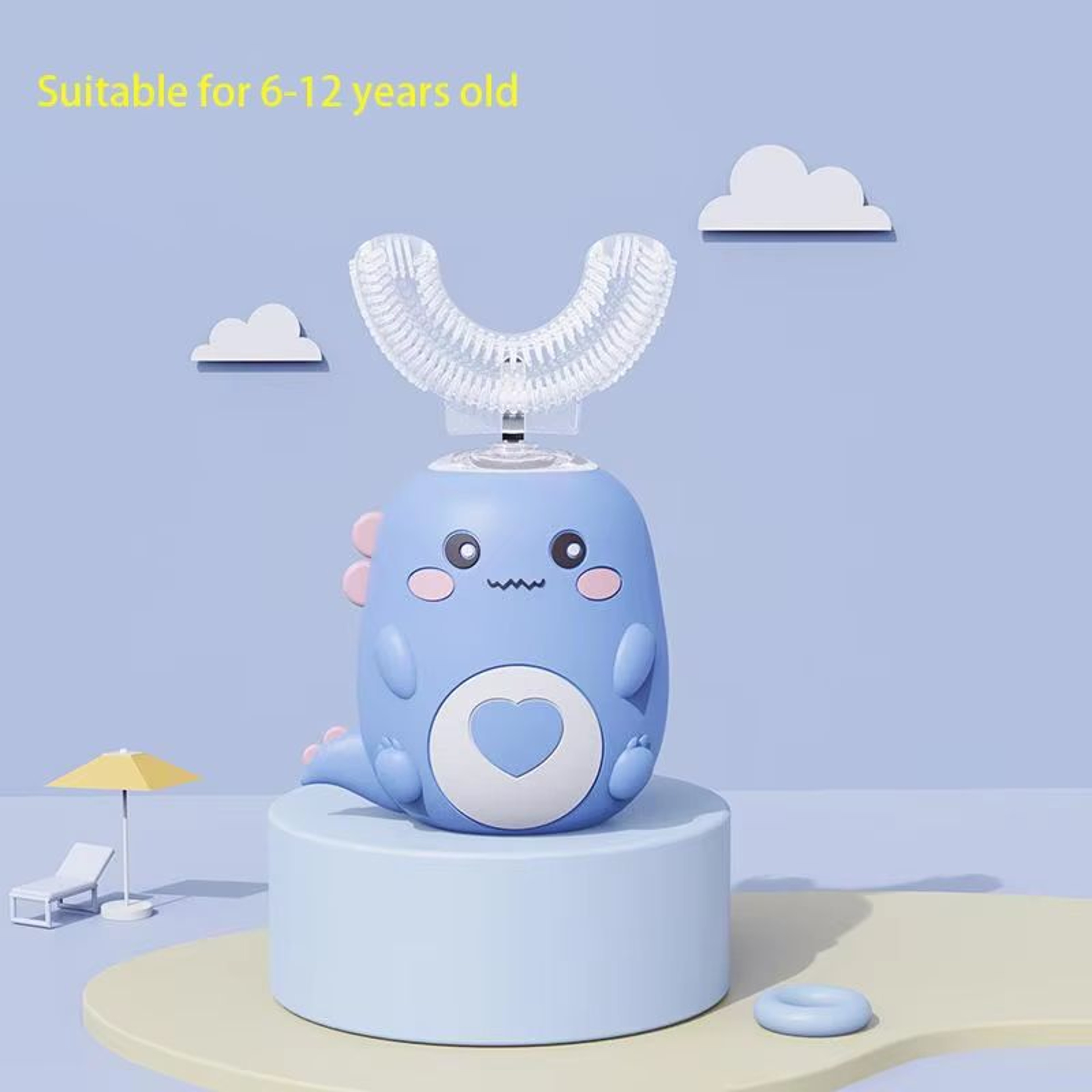 SmileWave Kids Rechargeable UShape Electric Toothbrush 10
