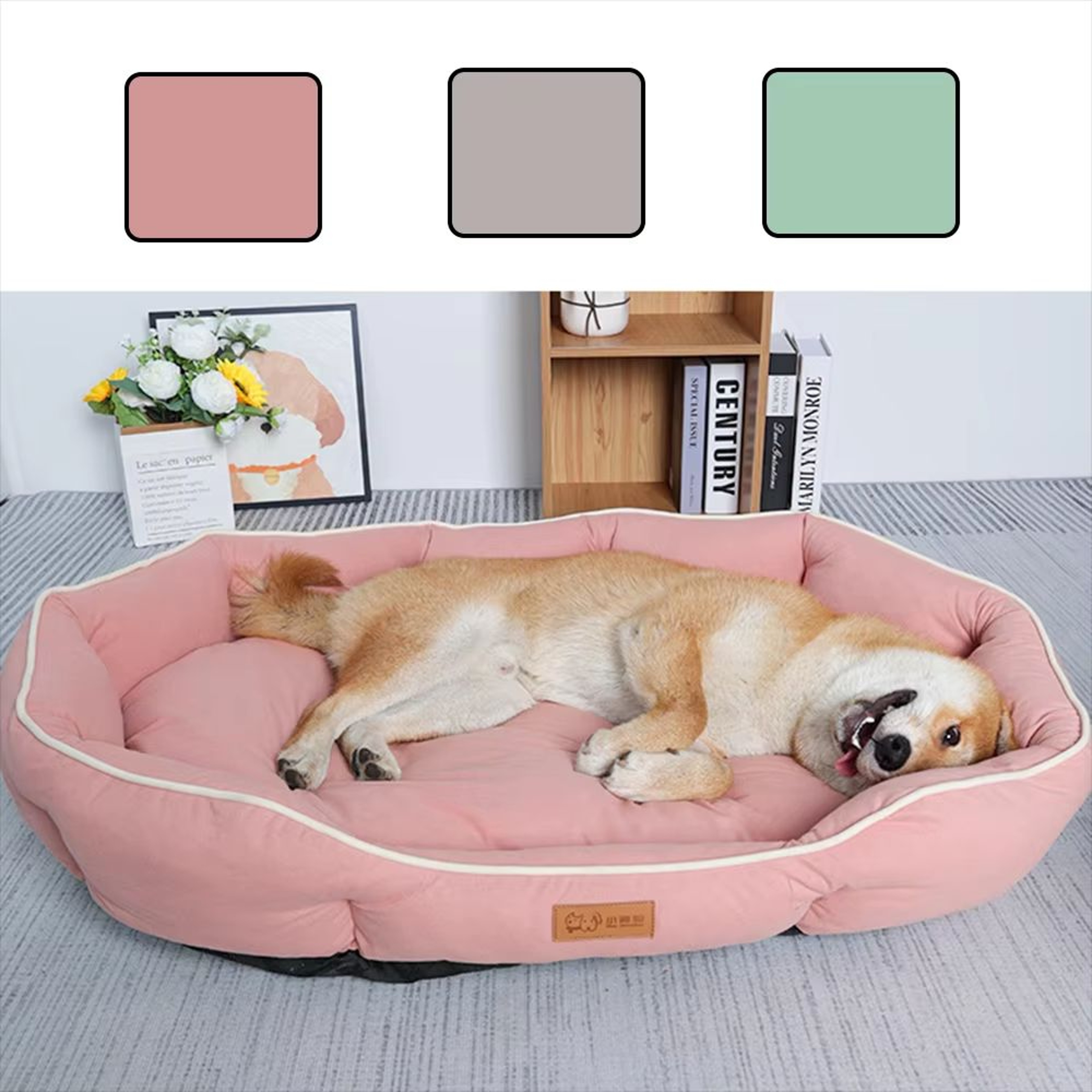 Pet Sofa Sleeping Bed Large Dog Bed House For Cats Big Space Winter Warm Dog Cushion 0