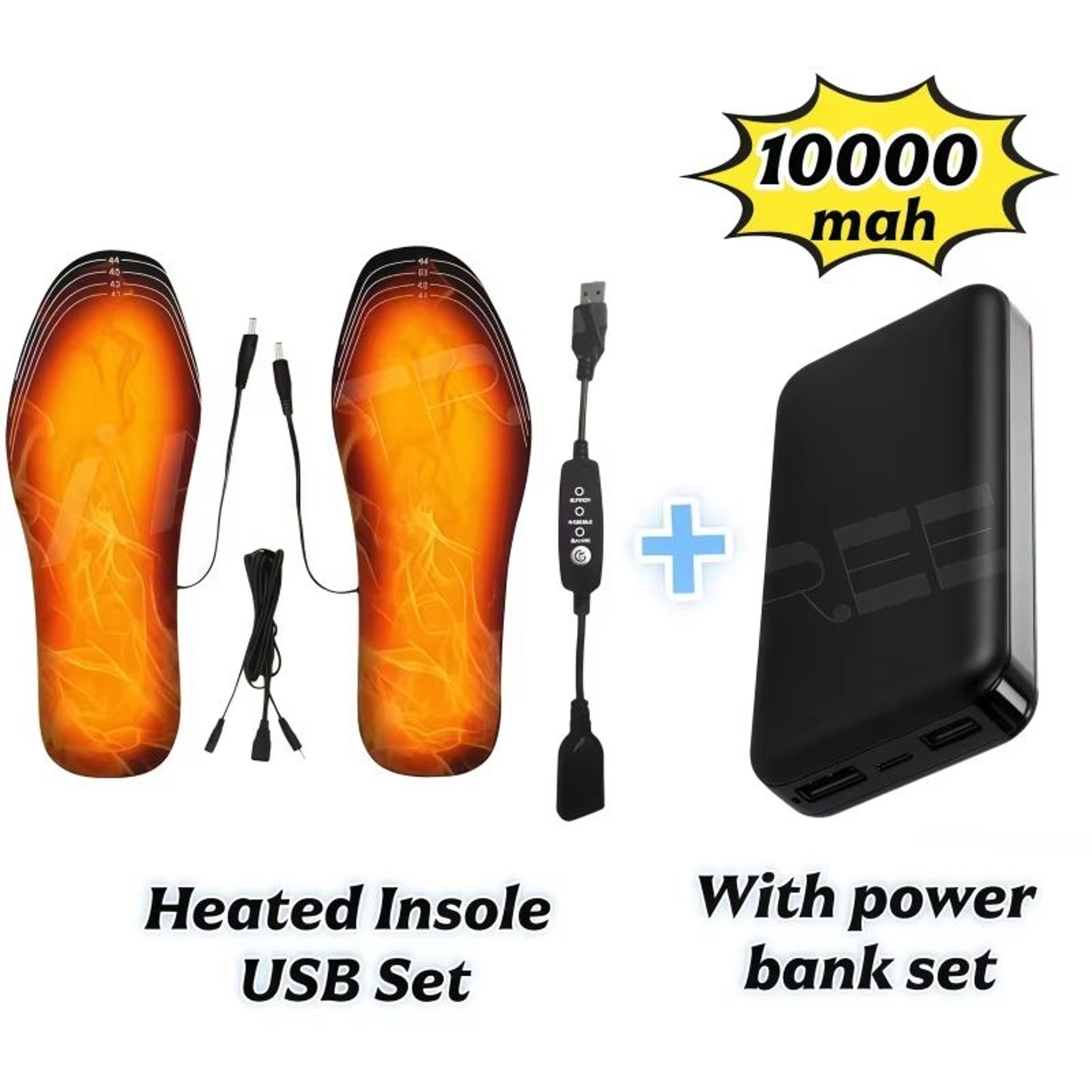 USB Heated Shoe Insoles Electric Foot Warming Pad Feet Warmer Heating Insole Winter Outdoor Sports  11