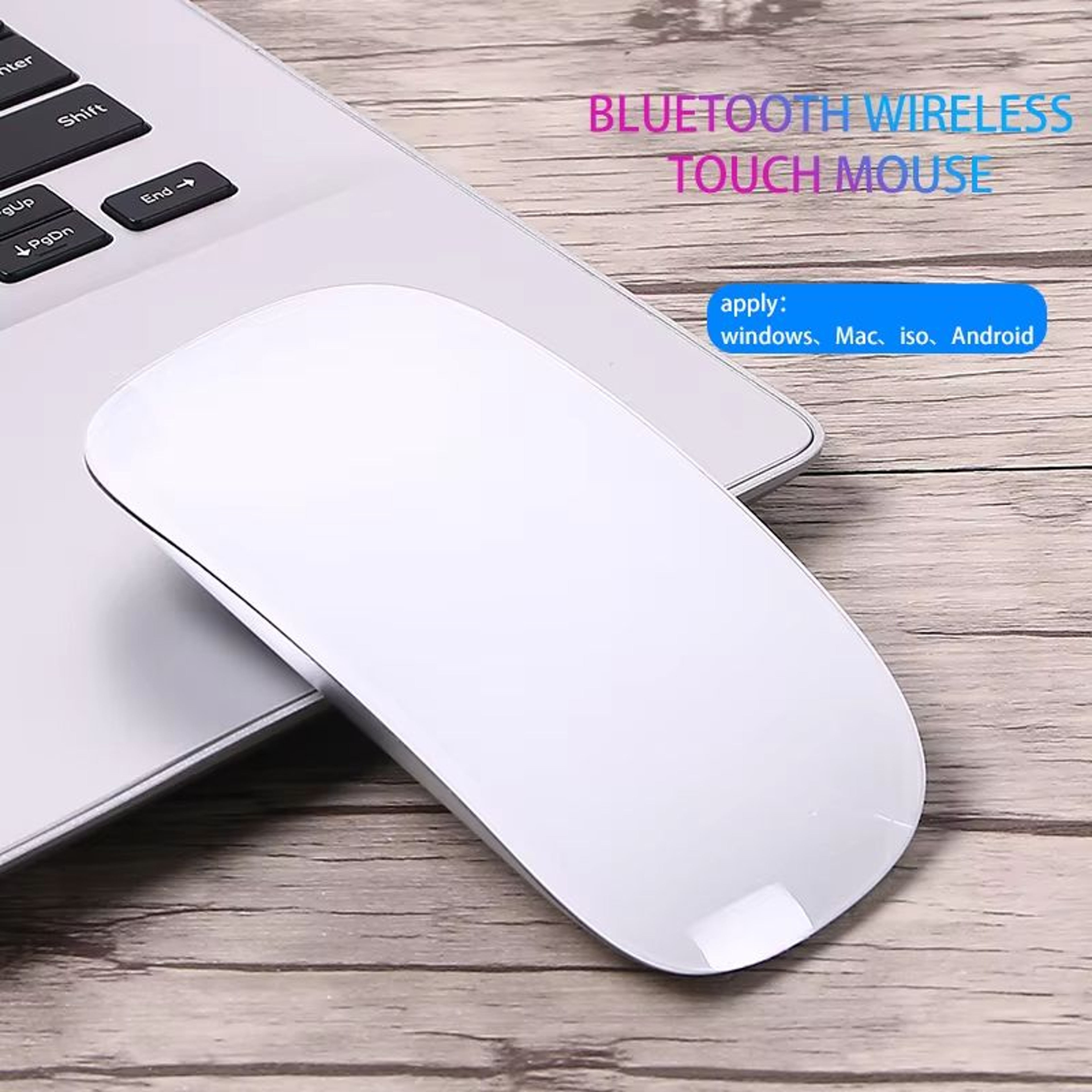 Magic 3 Slim Wireless Bluetooth Mouse With Multi Touch Gestures Rechargeable For MacBook And Window 4