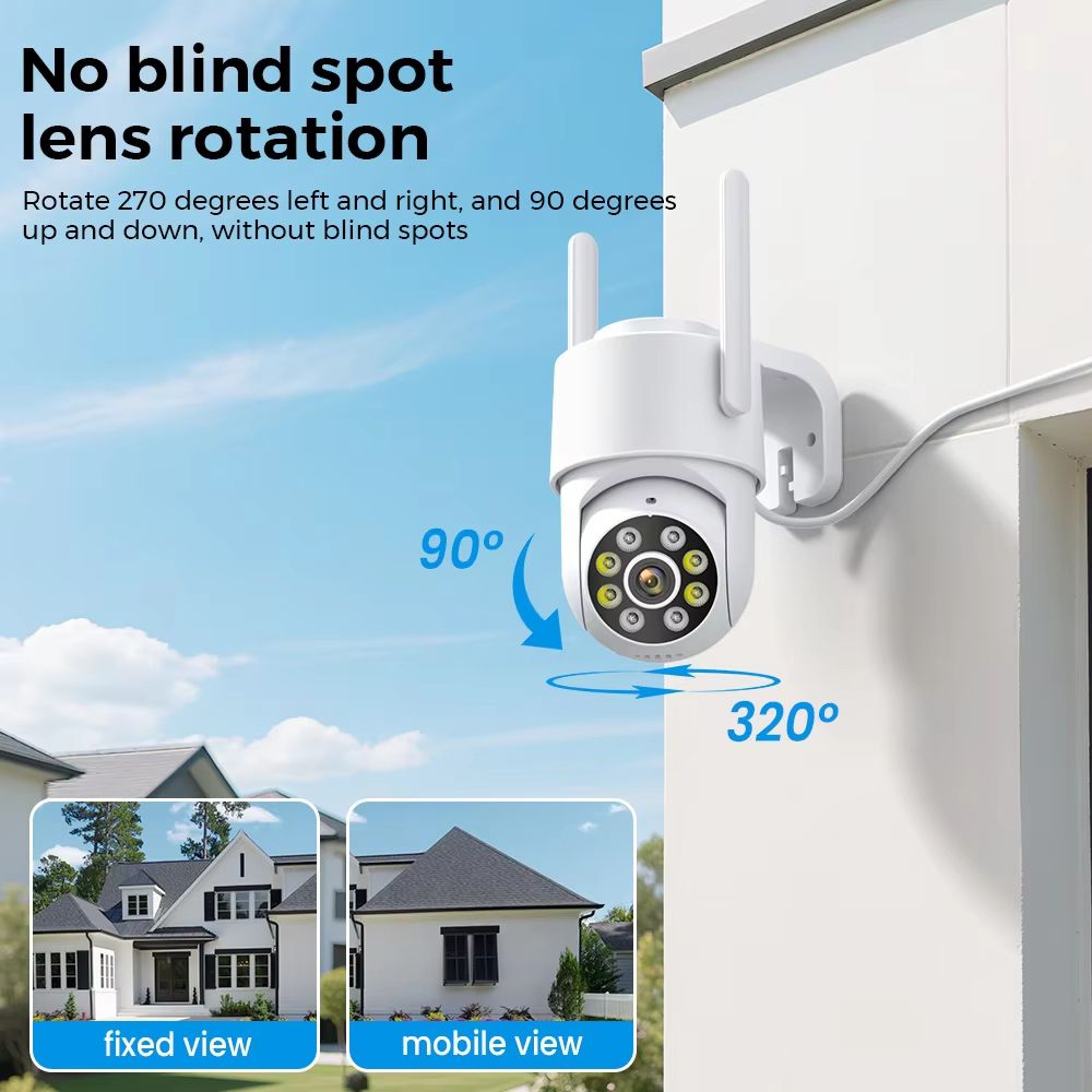 BESDER 4MP 2K Mini Indoor Security Camera With ICSee Compatible Camera App Control Night Vision 4X  2