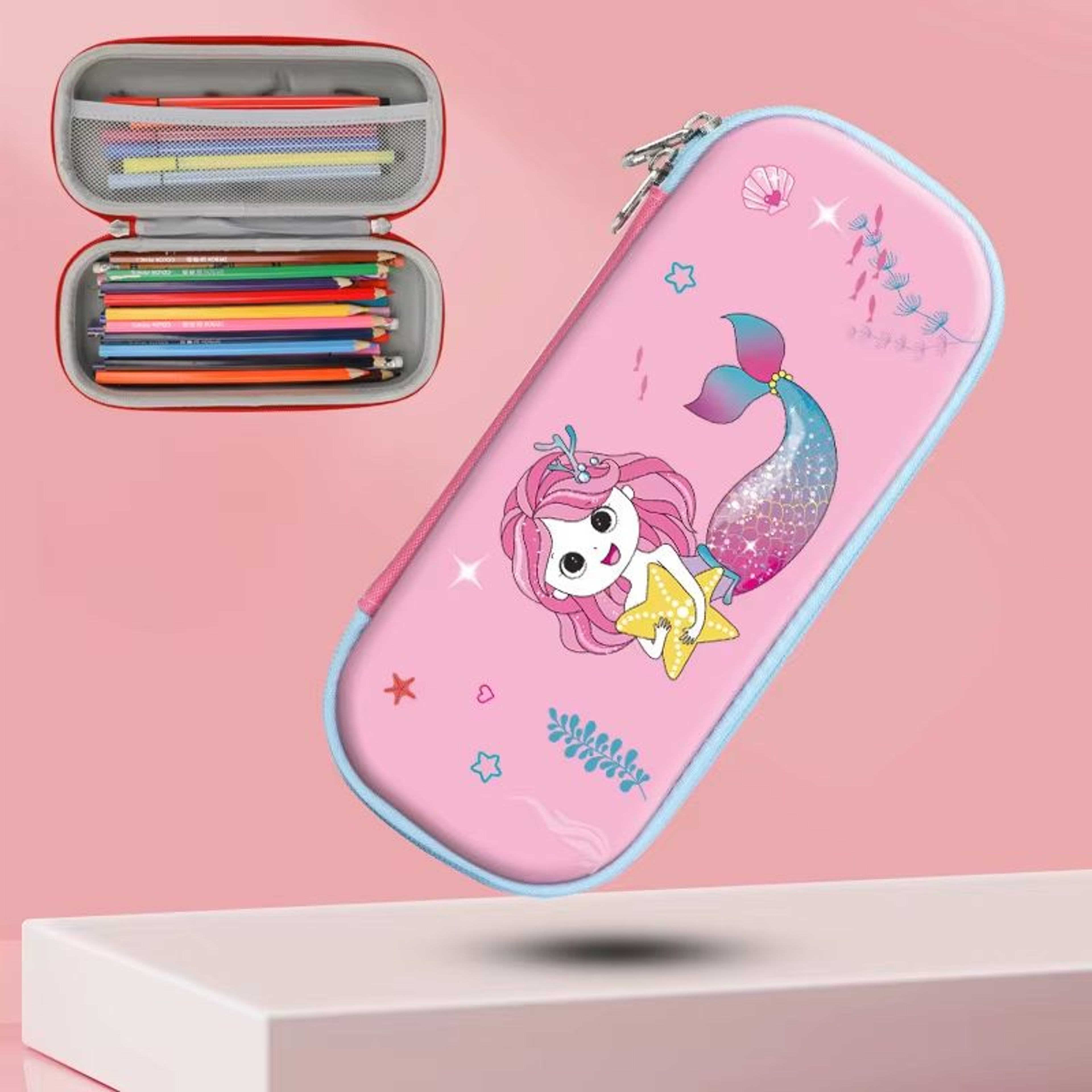 Product Name Cute Cartoon Pencil Case Large Capacity Kawaii Cartoon Pencil Pouch Stationery Organiz 15
