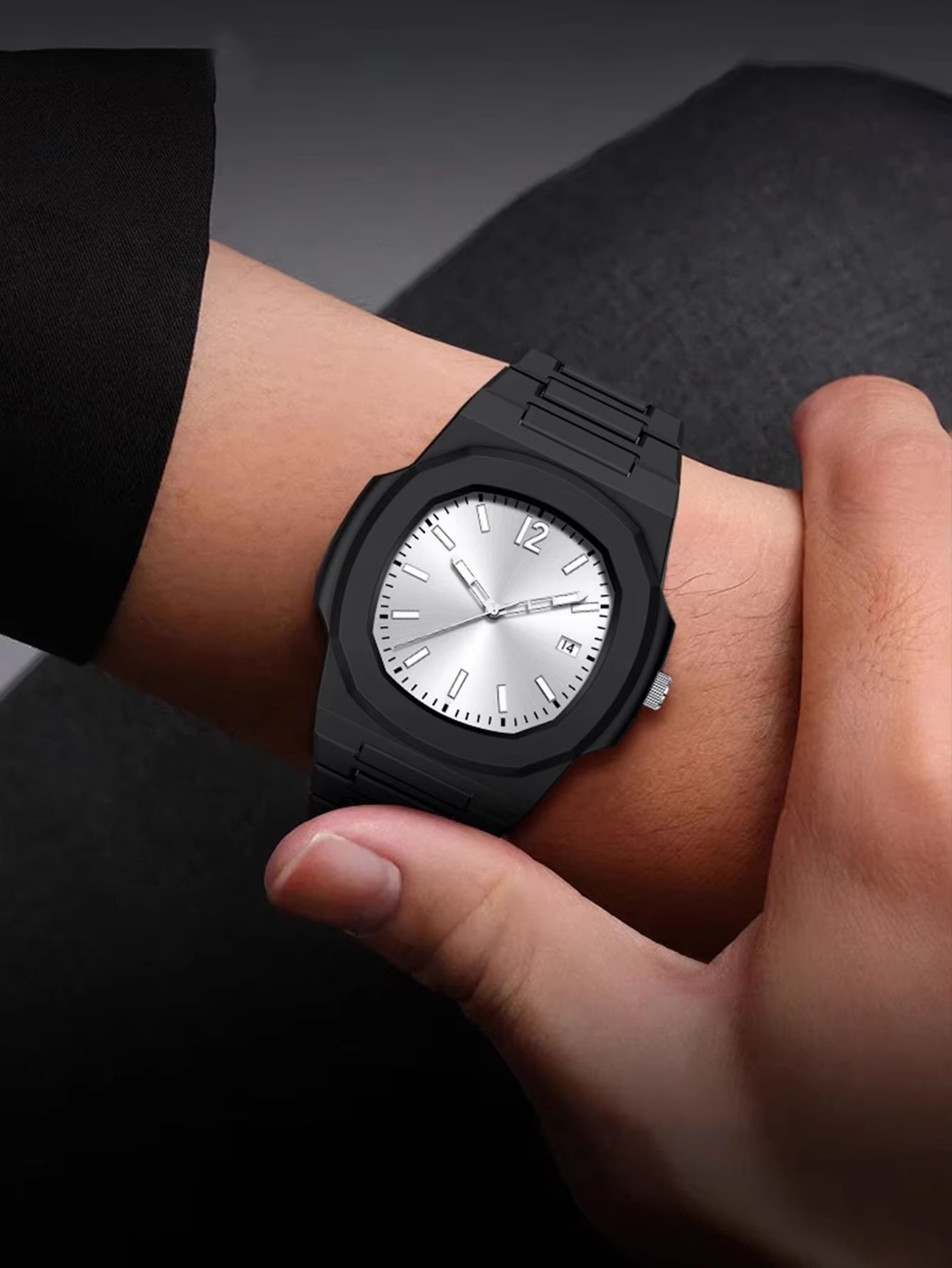 TOMI Mens Multifunction Quartz Watch With Calendar Gift Box 1