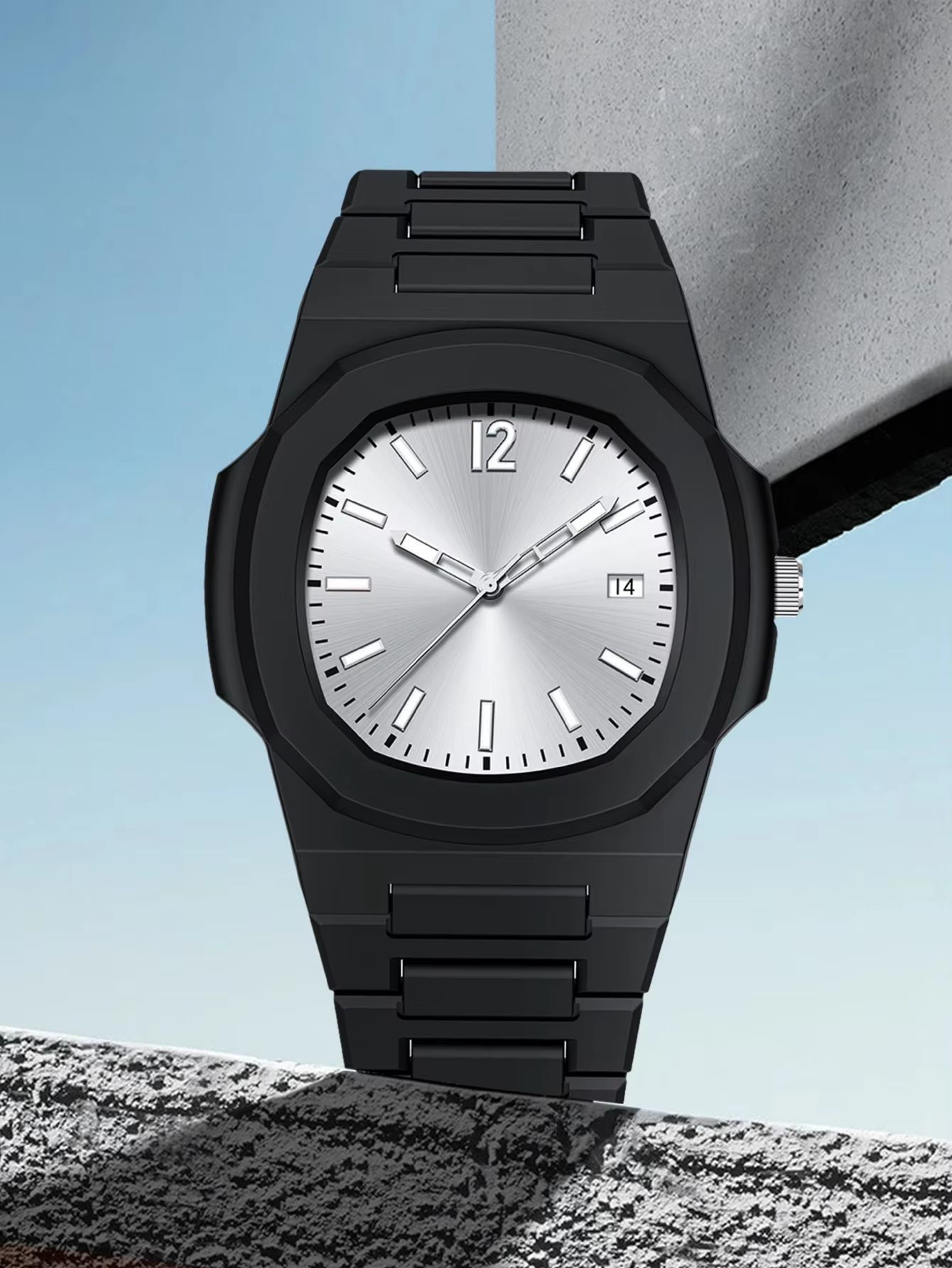 TOMI Mens Multifunction Quartz Watch With Calendar Gift Box 6