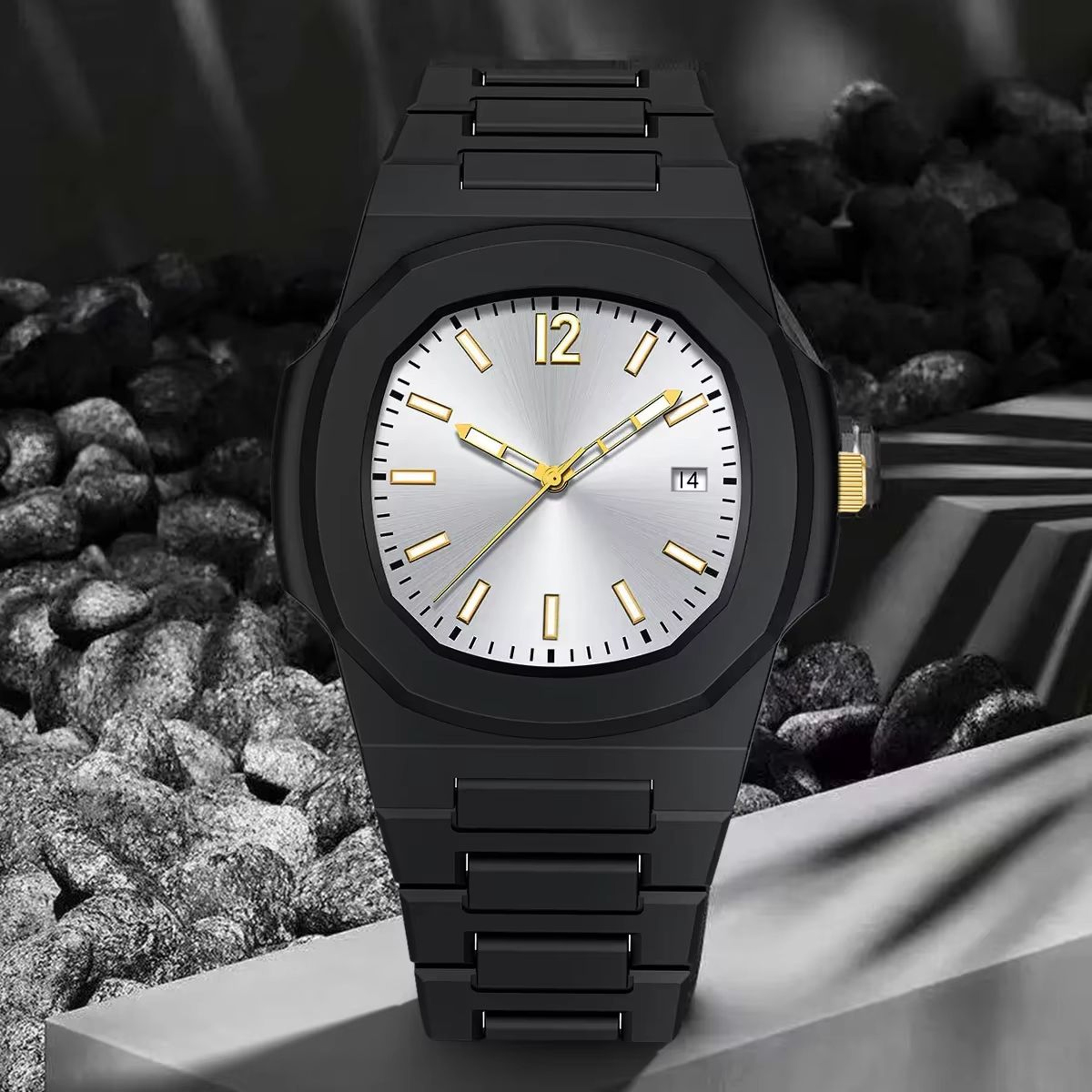 TOMI Mens Multifunction Quartz Watch With Calendar Gift Box 7