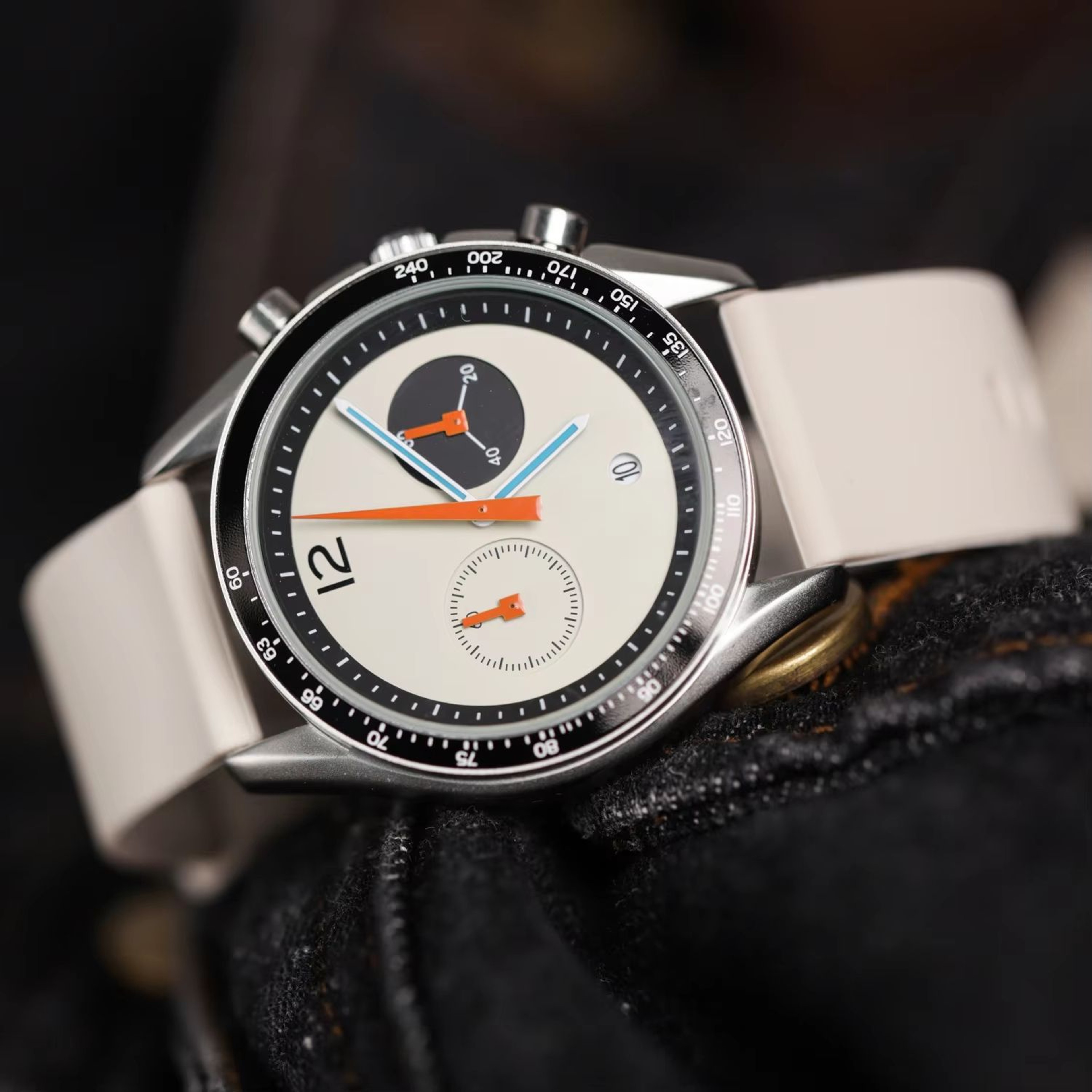 CILOA Elegant Automatic Mechanical Watch For Men Waterproof Luxury Leather Business Wristwatch 10