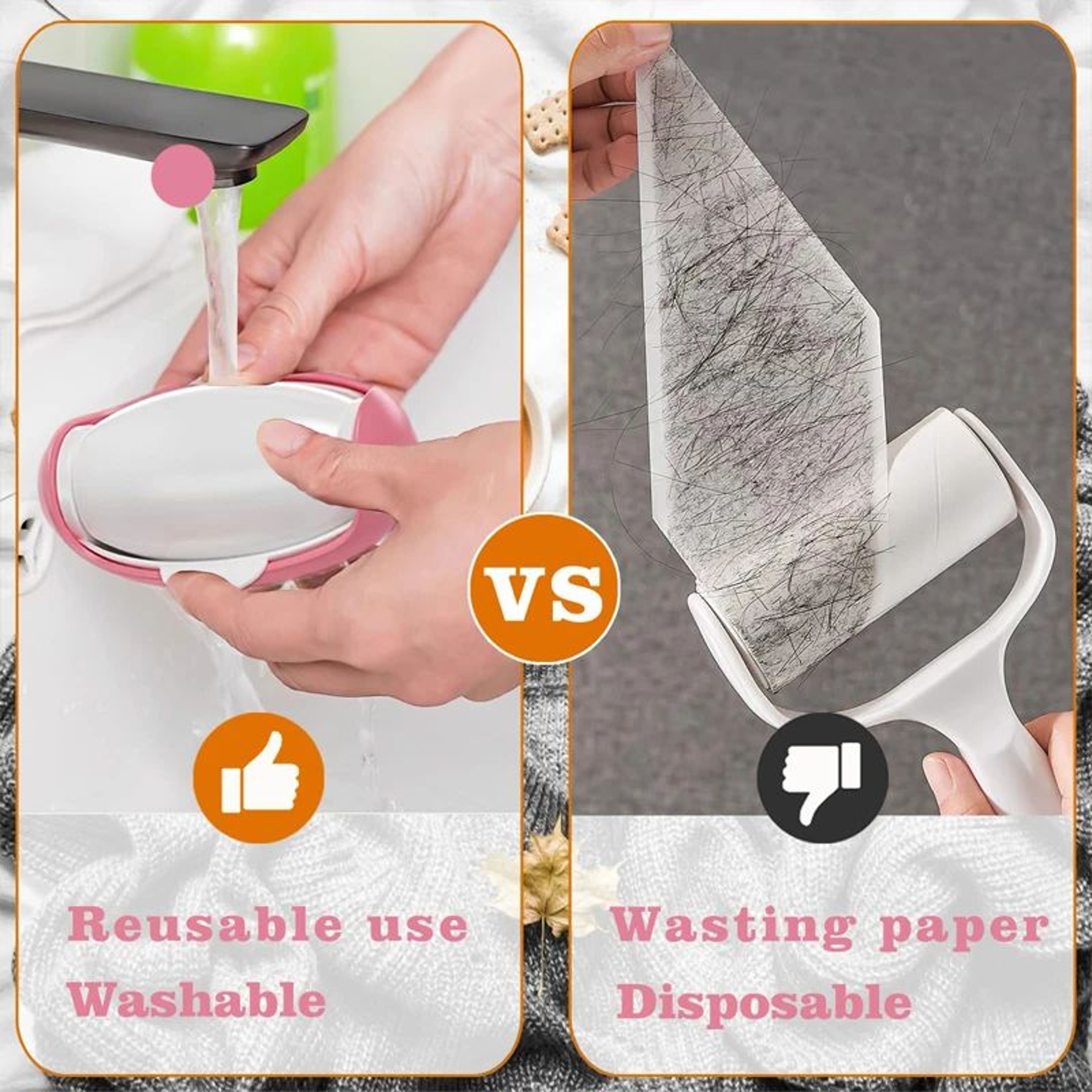 Penguin Reusable Lint Remover For Clothes Portable Washable Pet Hair And Dust Cleaning Roller 4