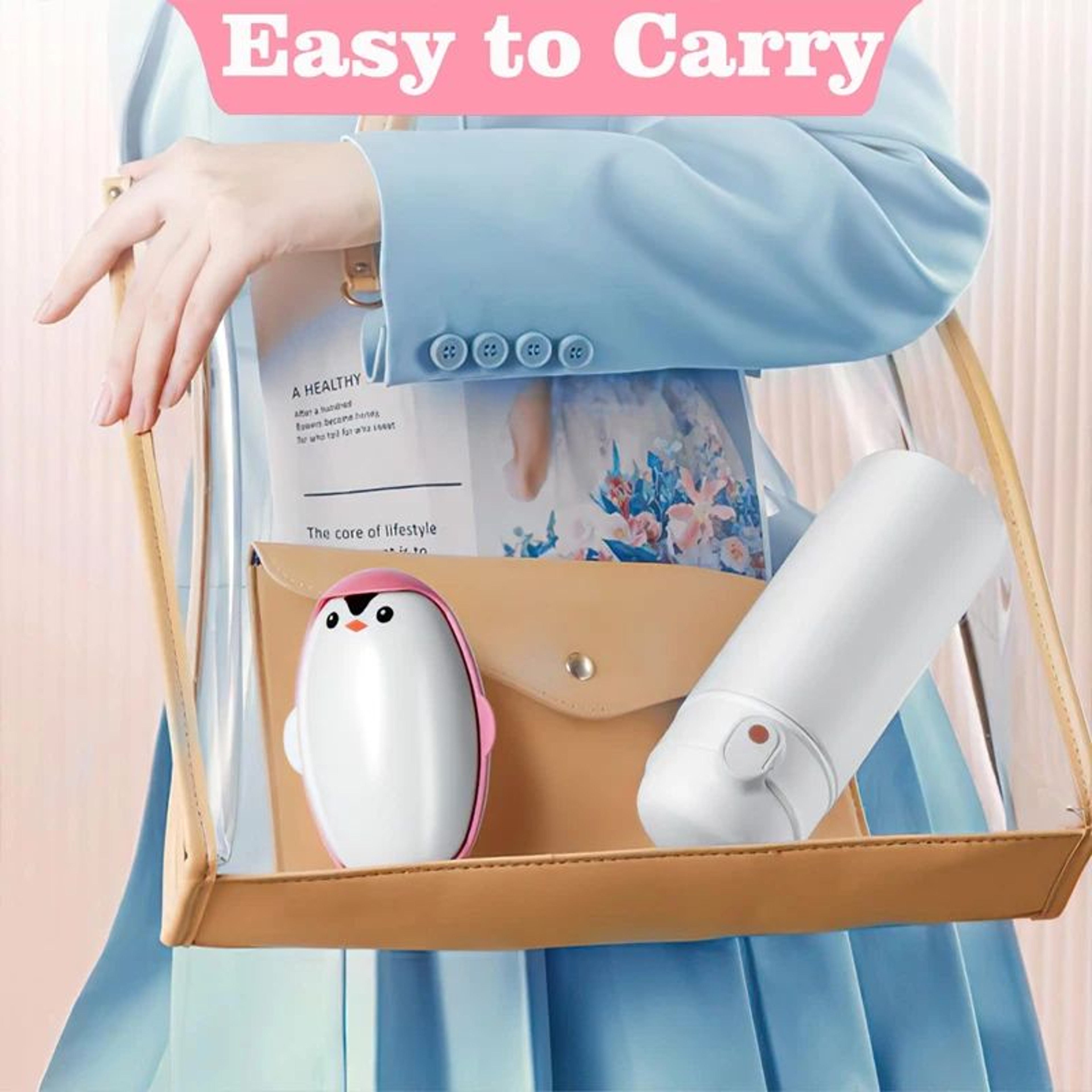 Penguin Reusable Lint Remover For Clothes Portable Washable Pet Hair And Dust Cleaning Roller 5