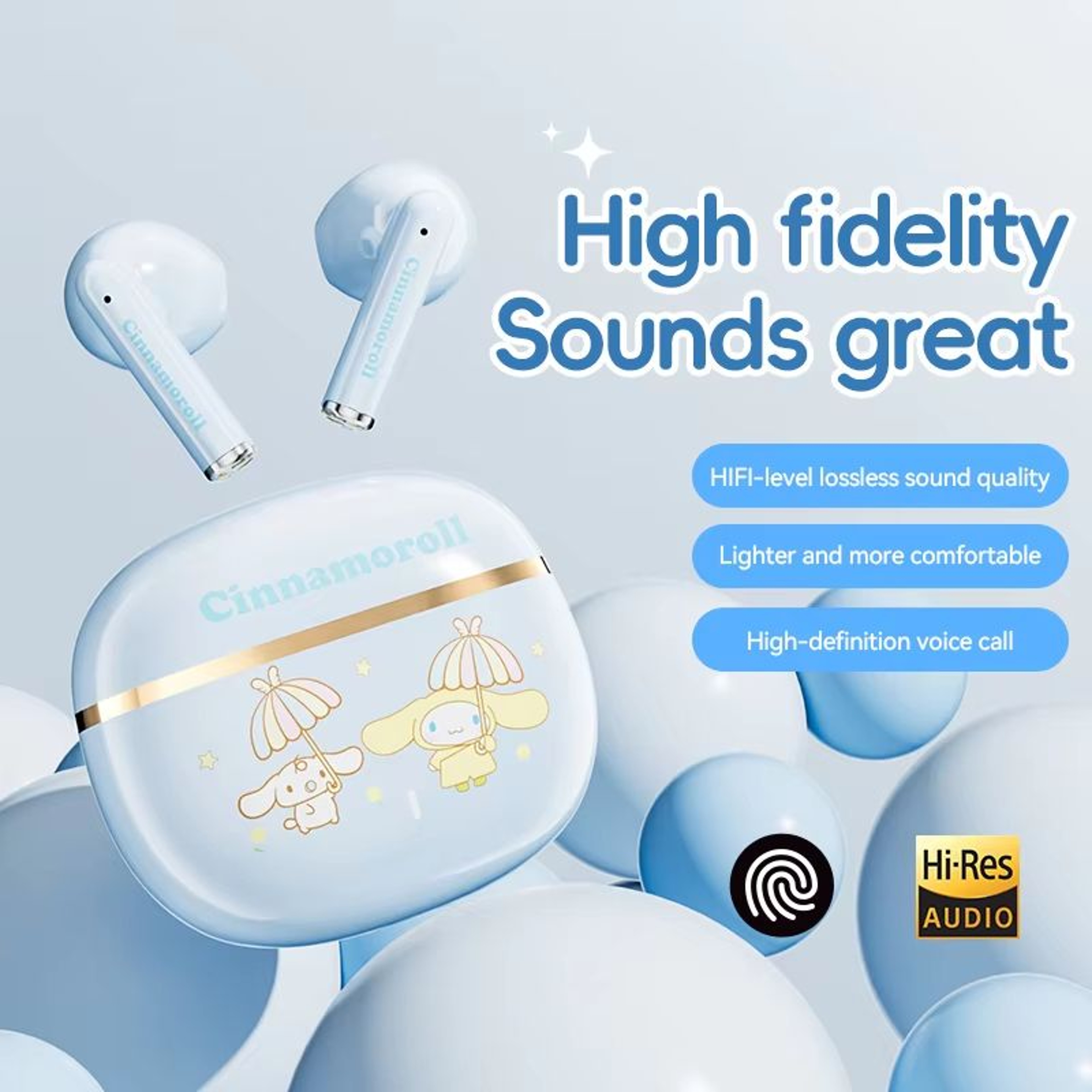 BL65 Bluetooth 54 HiFi Wireless Earbuds With Touch Control 1