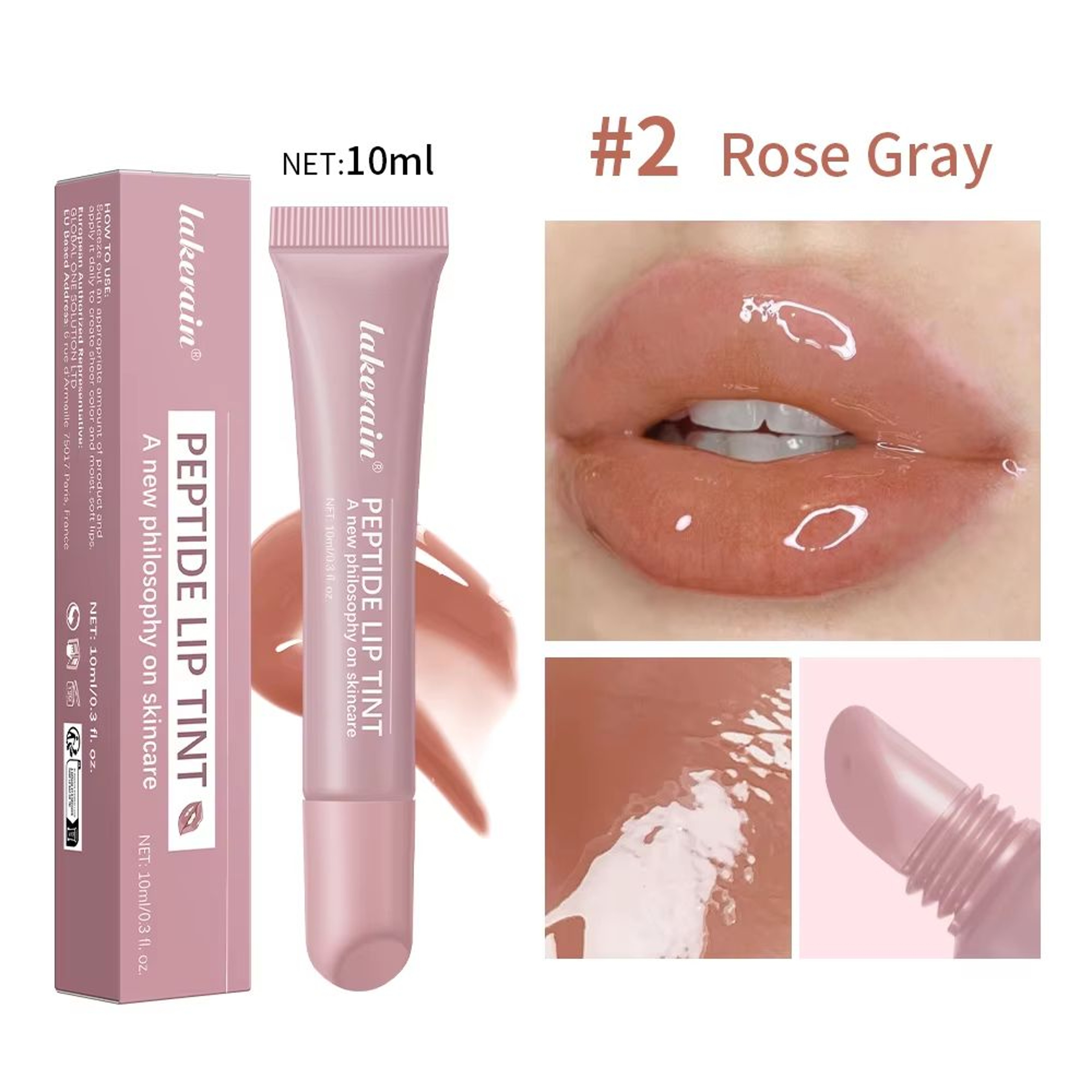 Phone Case Lip Gloss Set Long Lasting Transparent Lip Gloss Moisturizing Lip Glaze With Phone Case  8