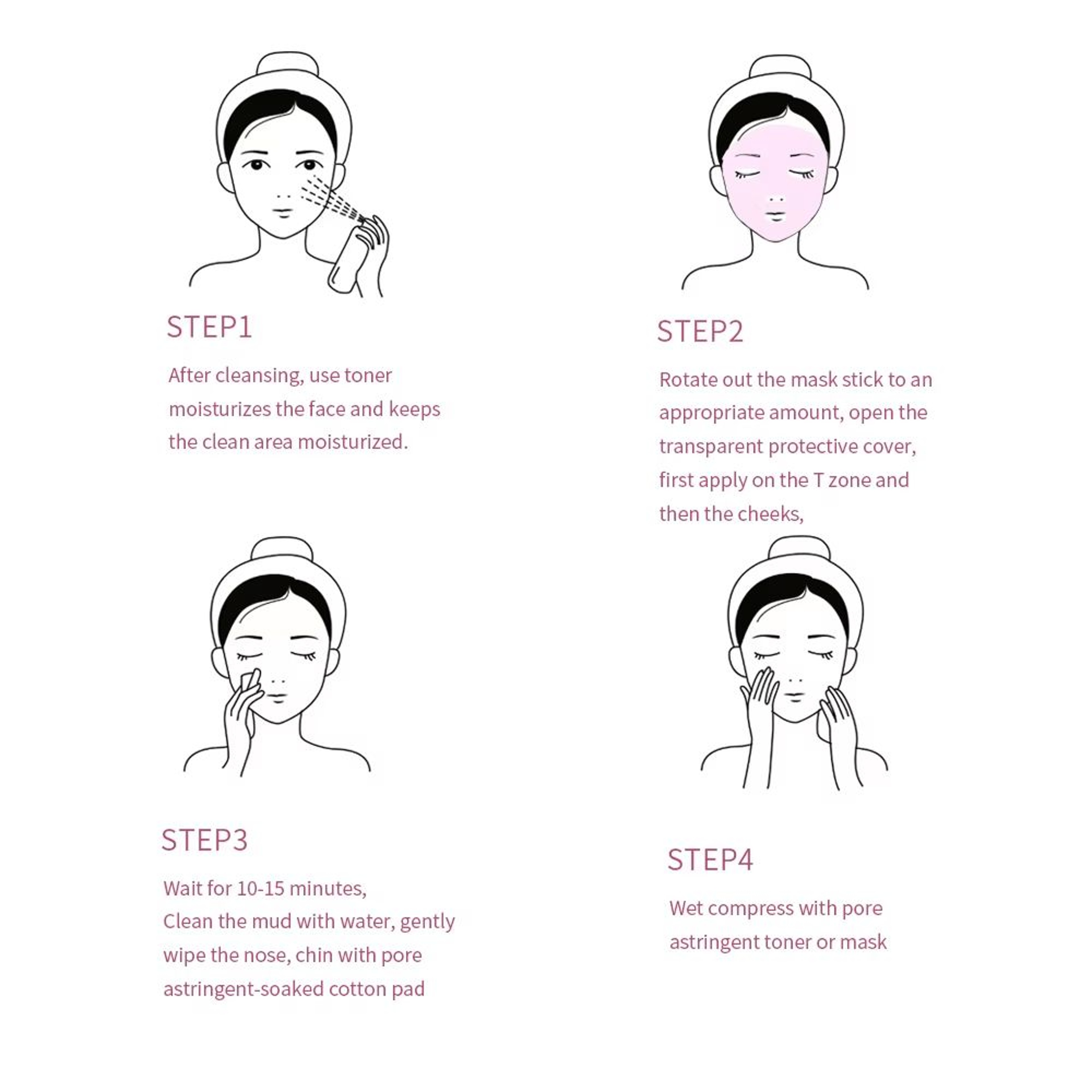 Green Tea Cleansing Mask Stick Deep Pore Green Tea Face Mask Oil Control Moisturizing Blackhead Car 5
