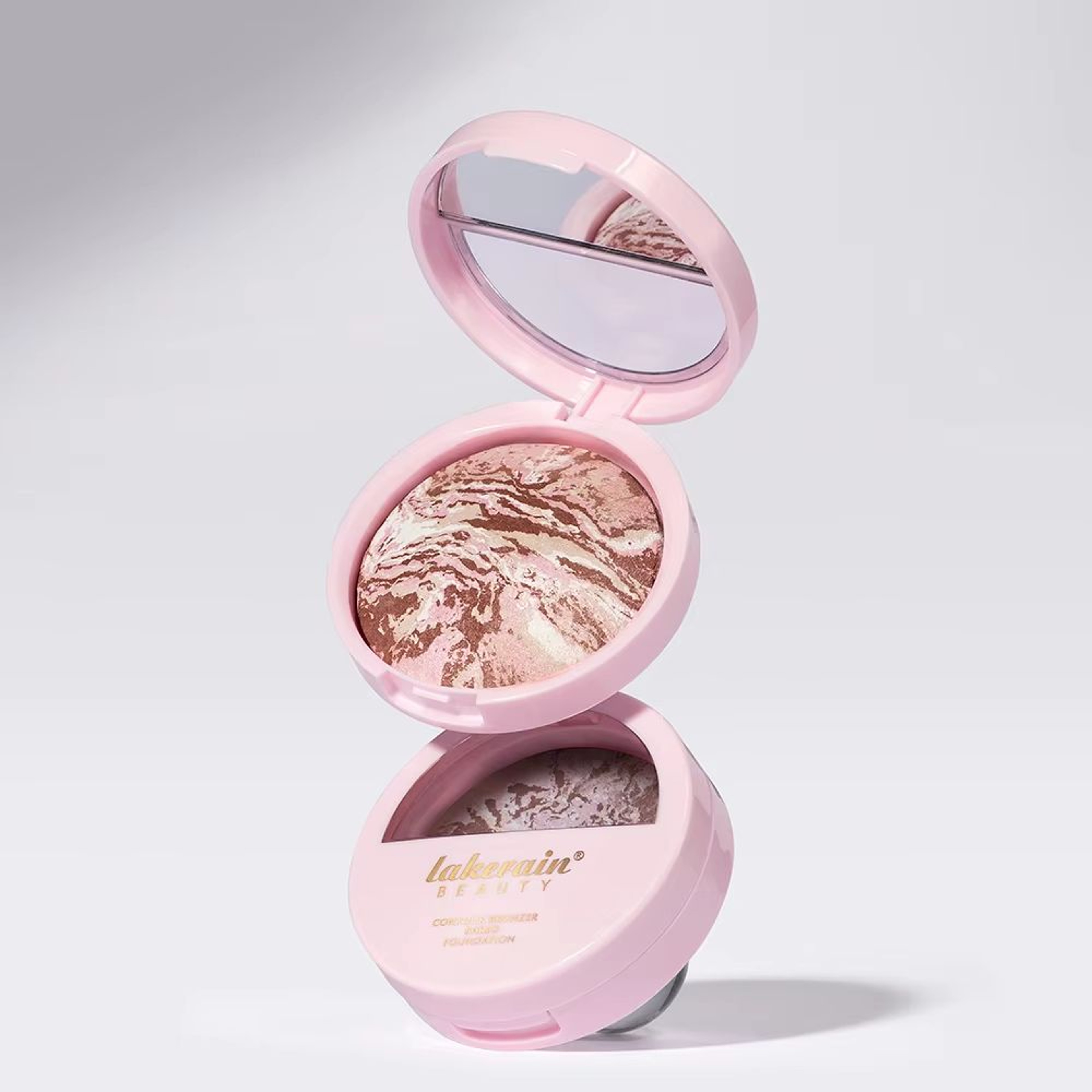 VelvetSculpt Baked Powder Foundation  Oil Control Pressed Powder Bronzer With Radiant Contour Highl 5