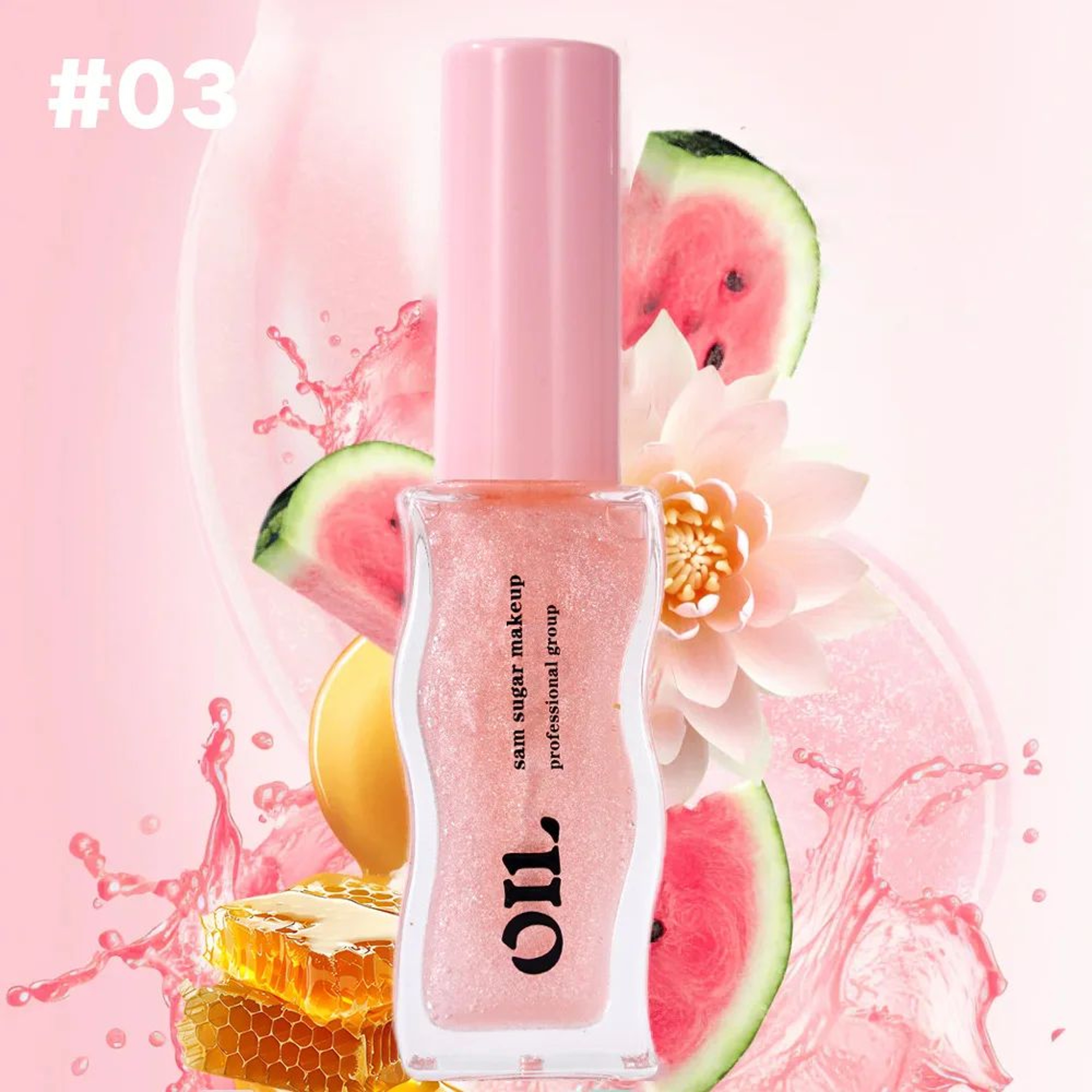 Fruit Honey Essence Lip Oil Strawberry Tinted Lip Gloss Jelly Plumping Lip Glow 4