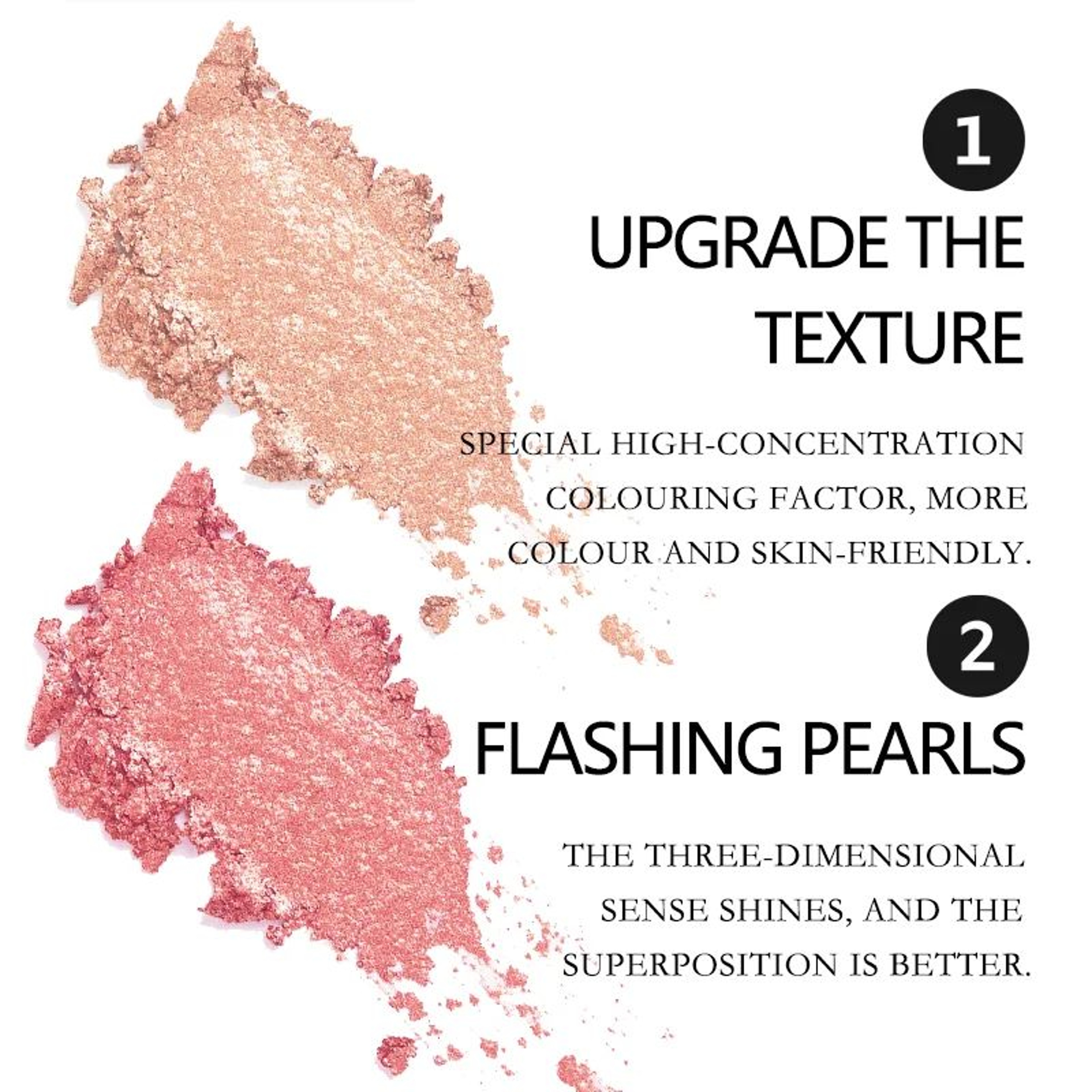 2 Color Cream Blush Palette Contour And Highlight Blush Duo Face Makeup 4