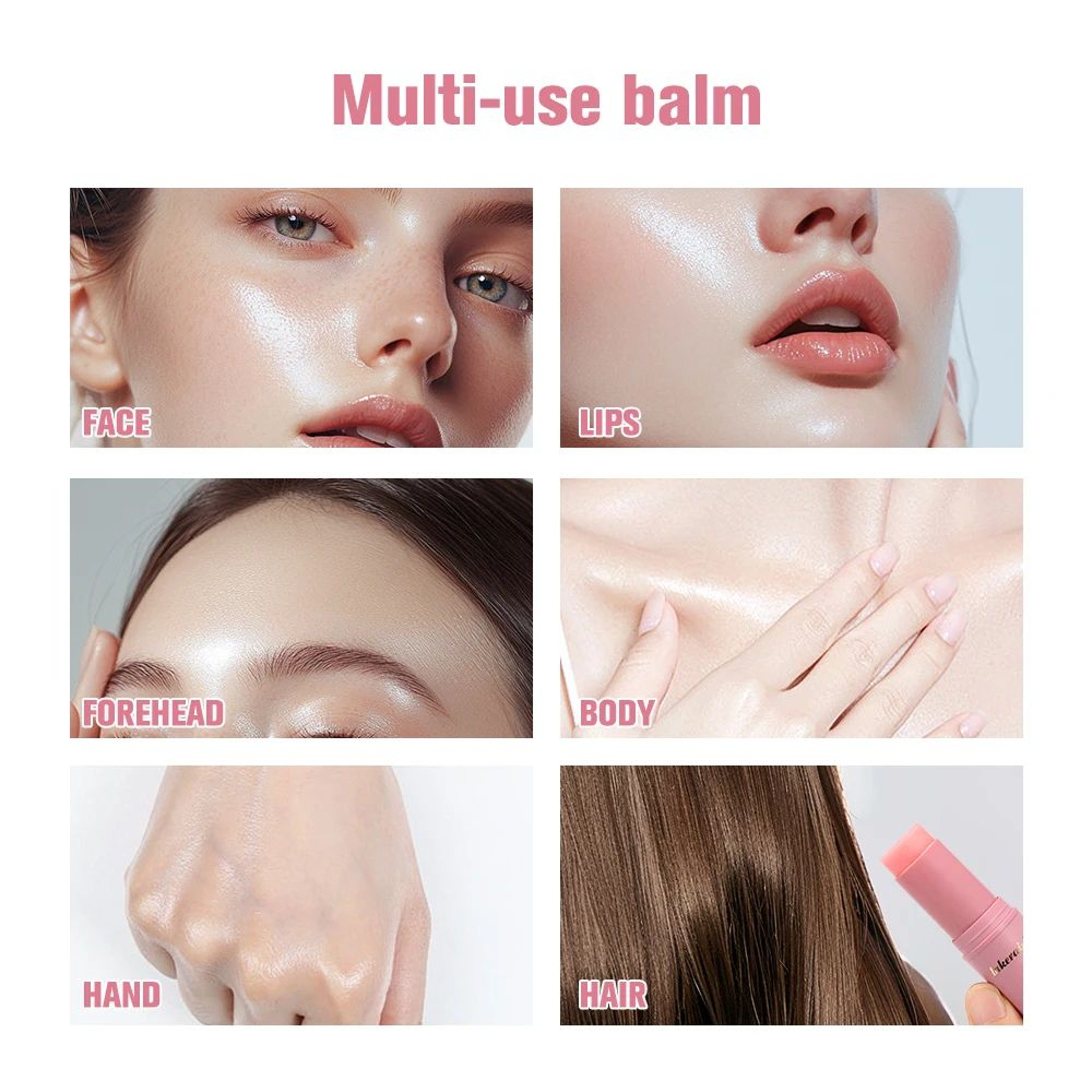 Collagen Wrinkle Bounce Multi Balm Korean Moisturizing Balm Stick For Face  Lip Care 4