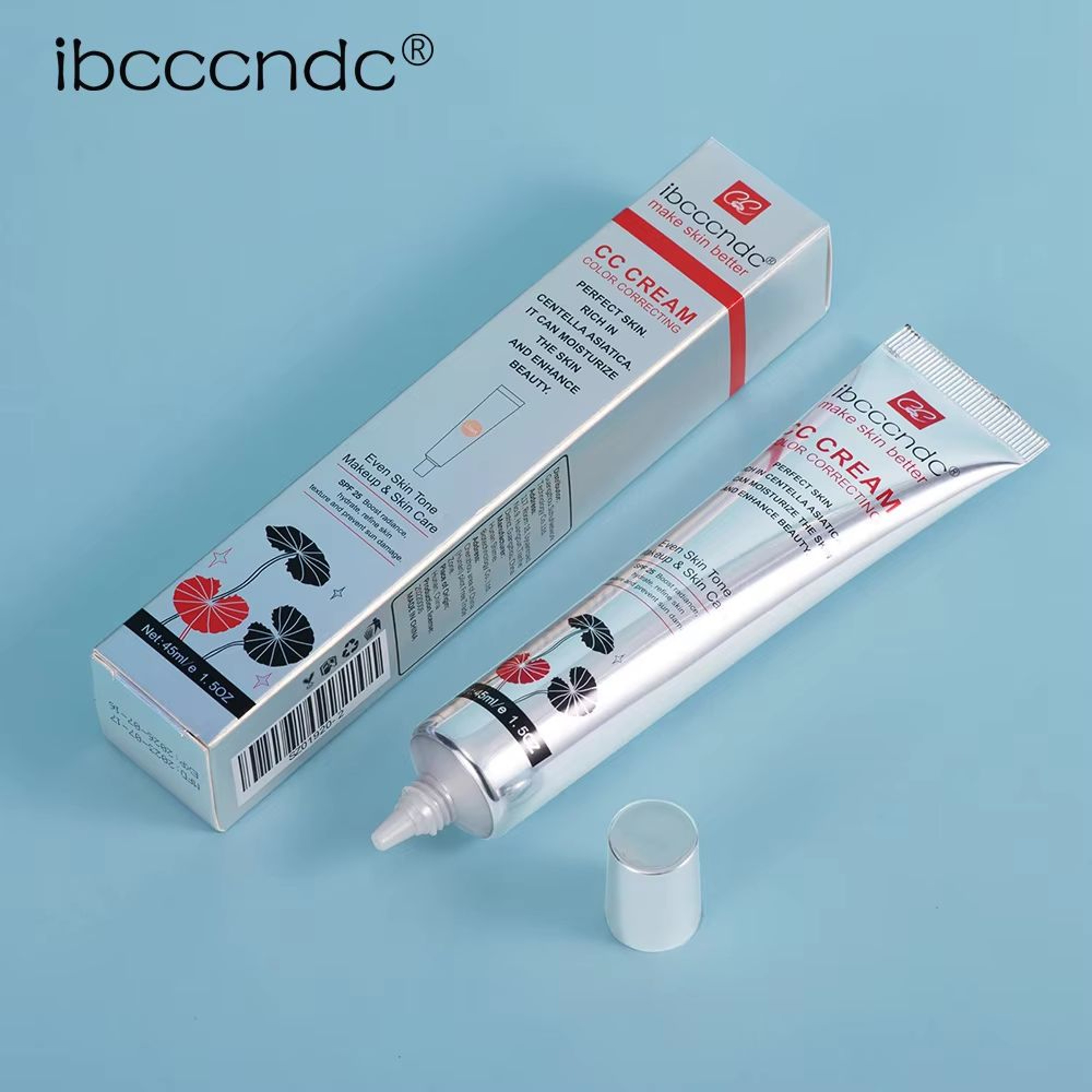 Waterproof CC Cream Moisturizing Color Correcting Cream Long Lasting Makeup Base 4