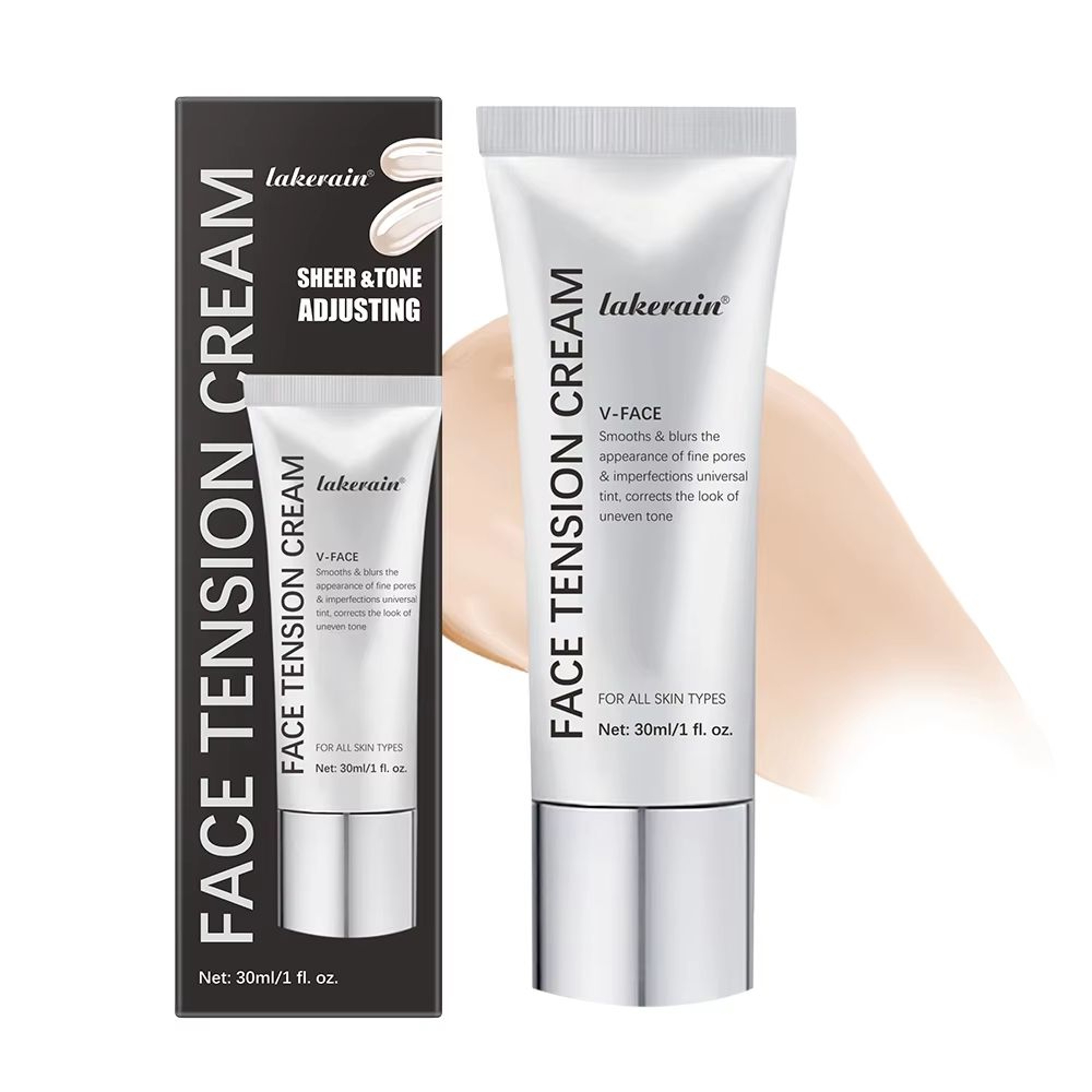 No Filter Face Tightening Primer Pore Blurring Makeup Base Cream For Smooth Skin 0
