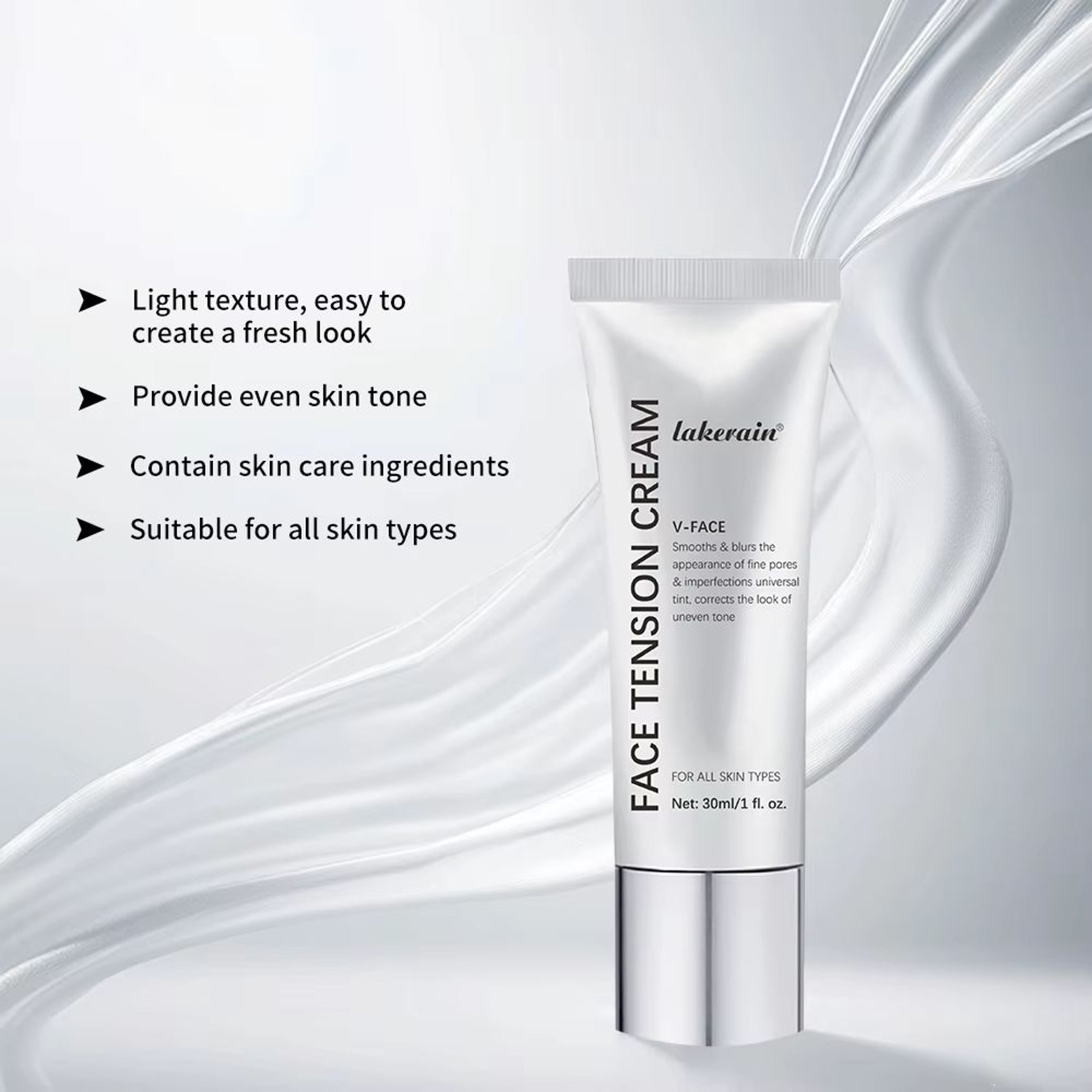 No Filter Face Tightening Primer Pore Blurring Makeup Base Cream For Smooth Skin 4