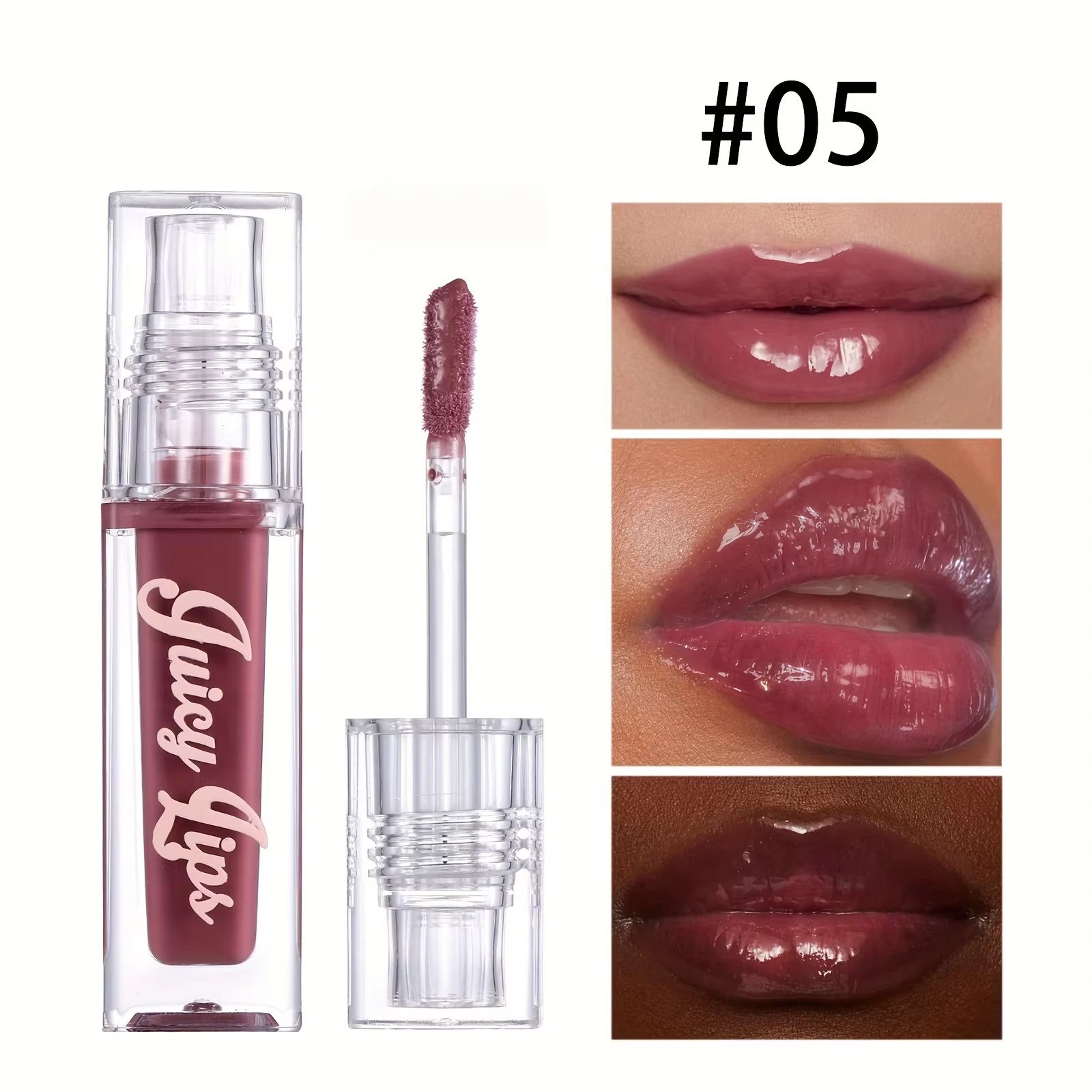 Hydrating Crystal Lip Oil  Plumping Tinted Gloss For Soft Shiny Lips 10