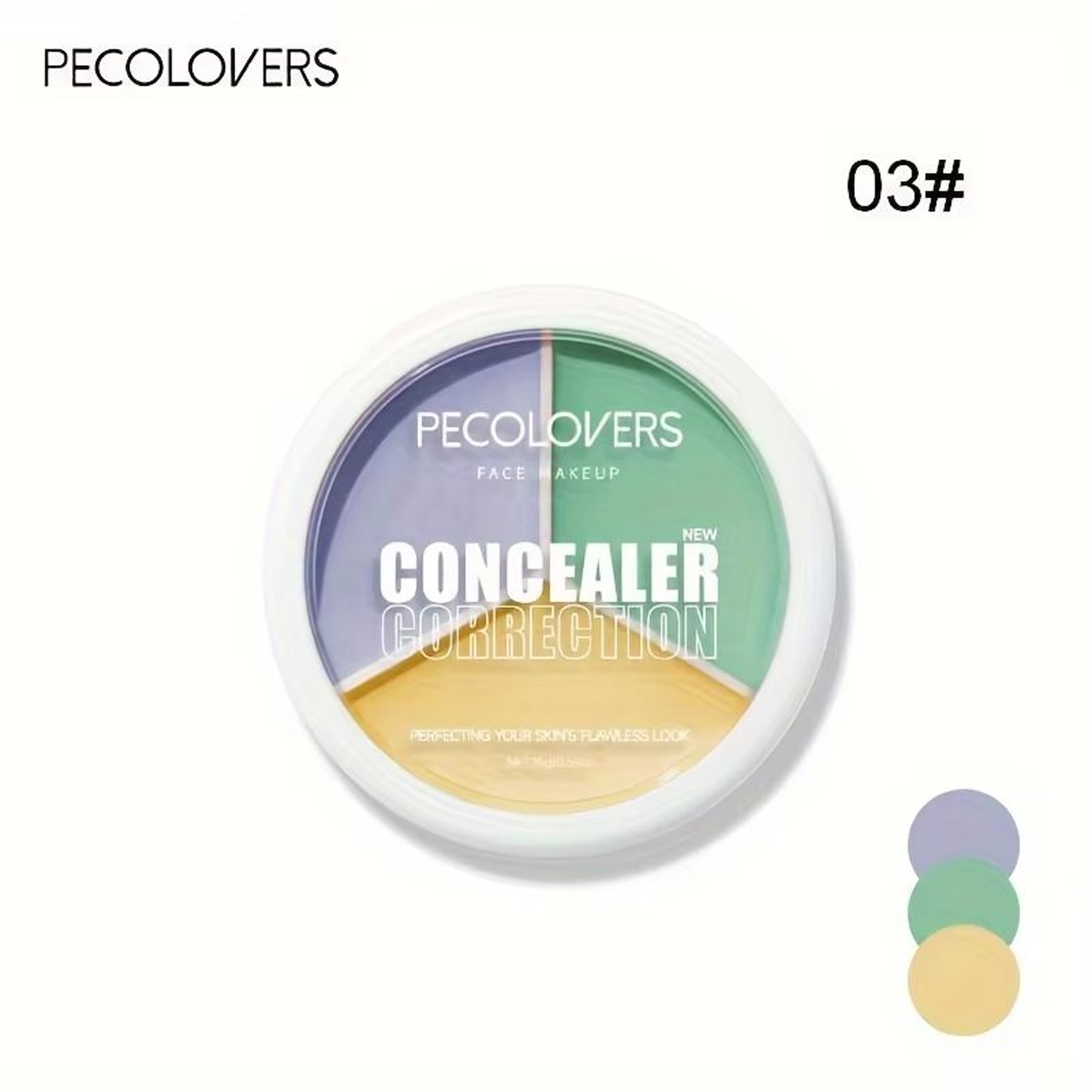 Waterproof Cream Concealer Palette  Full Coverage Spot  Dark Circle Corrector 7