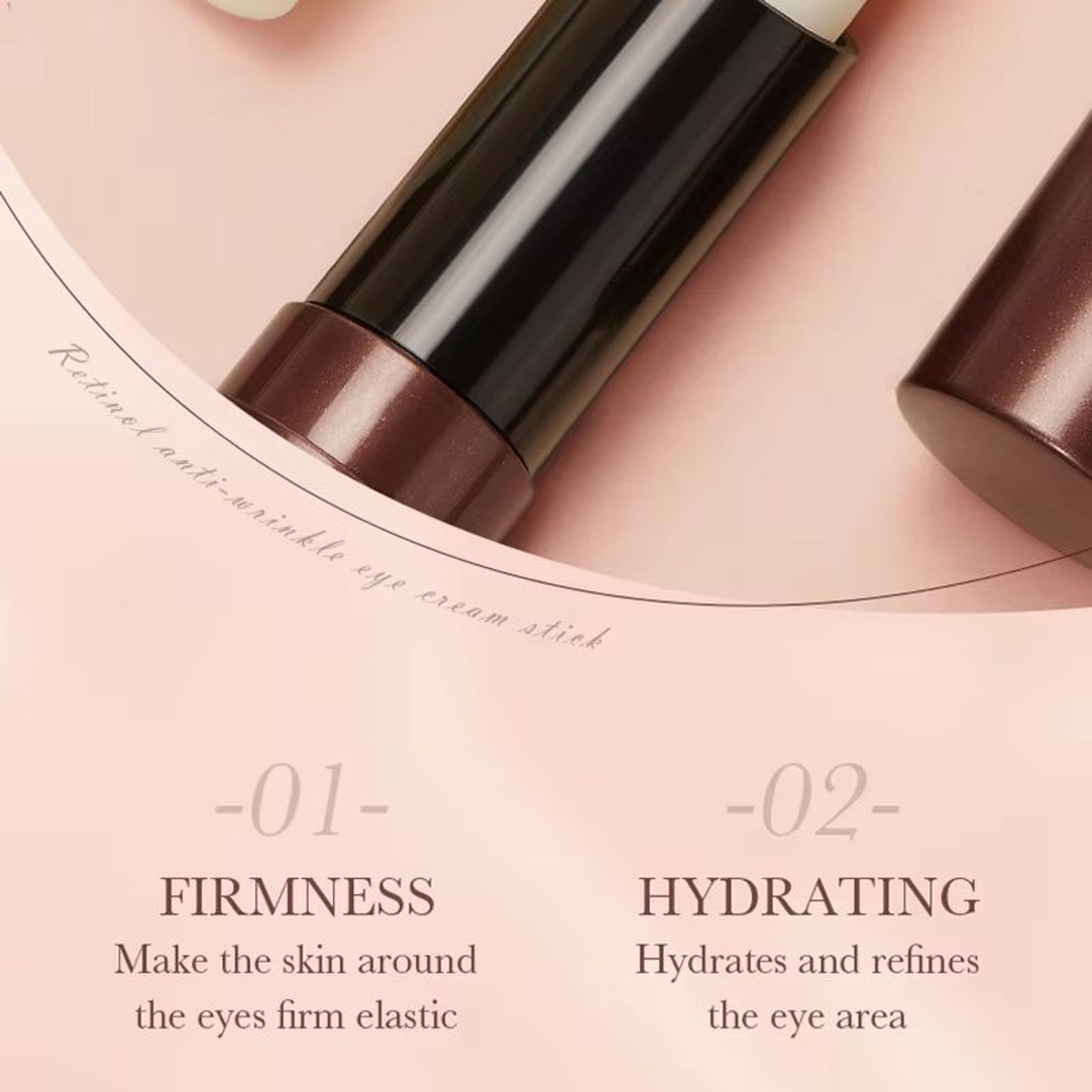 SADOER Retinol Eye Cream Stick For Dark Circles And Eye Bags Firming Moisturizing Under Eye Treatme 4