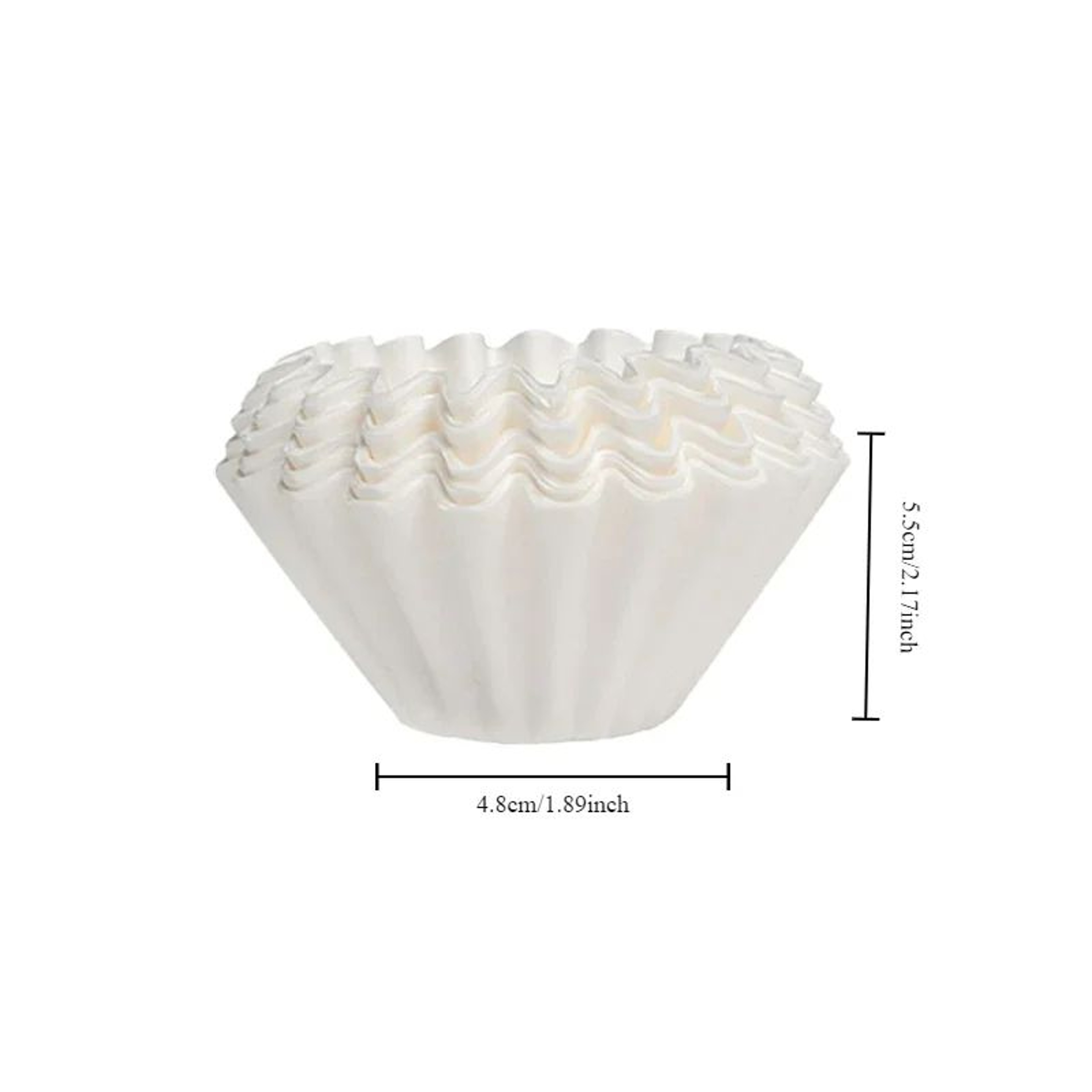 50PCS Kraft Paper Pour Over Coffee Filter Cups For Hand Brew Drip 2
