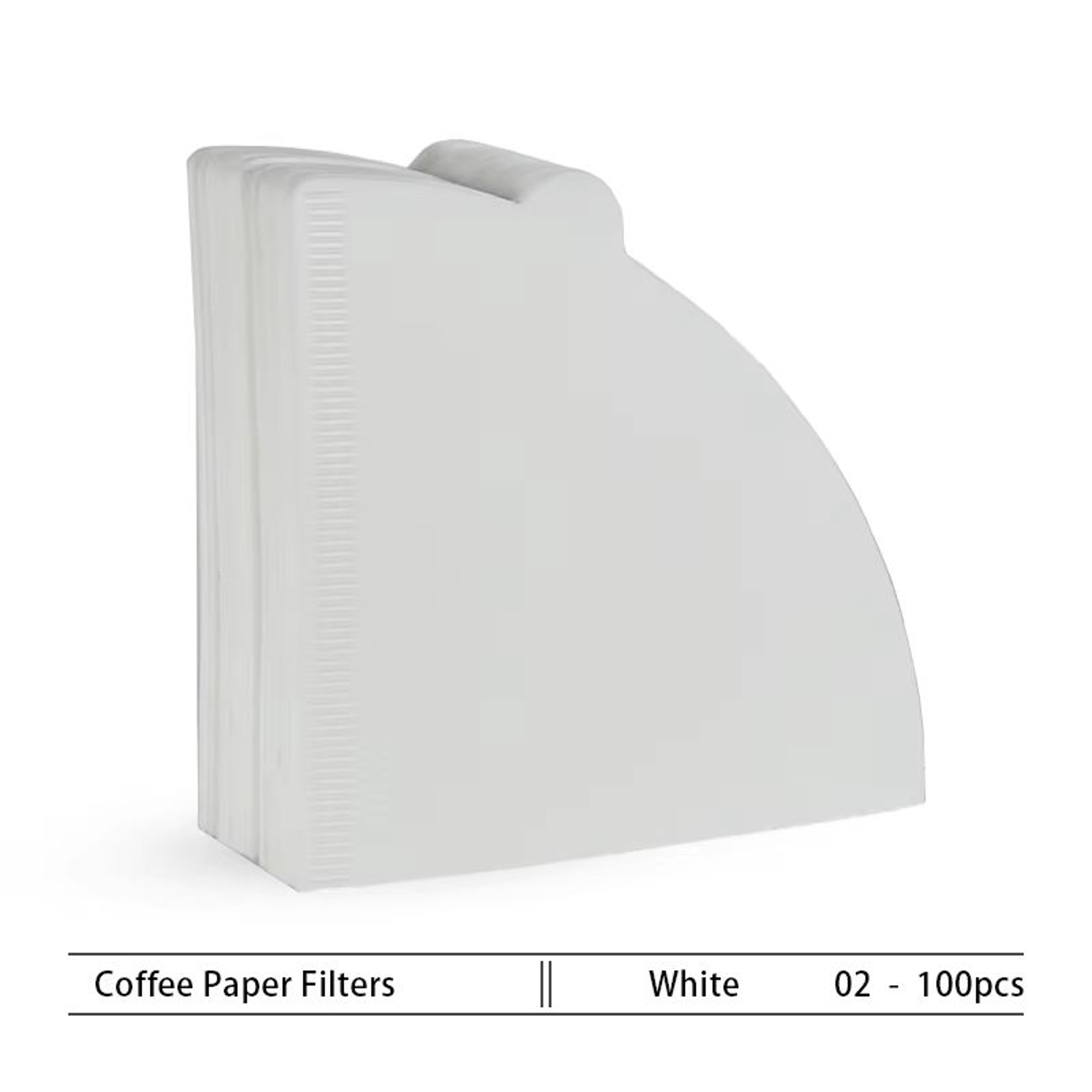 V Shaped Pour Over Coffee Filter Paper Wood Pulp Cone Filters 24 Cups 7