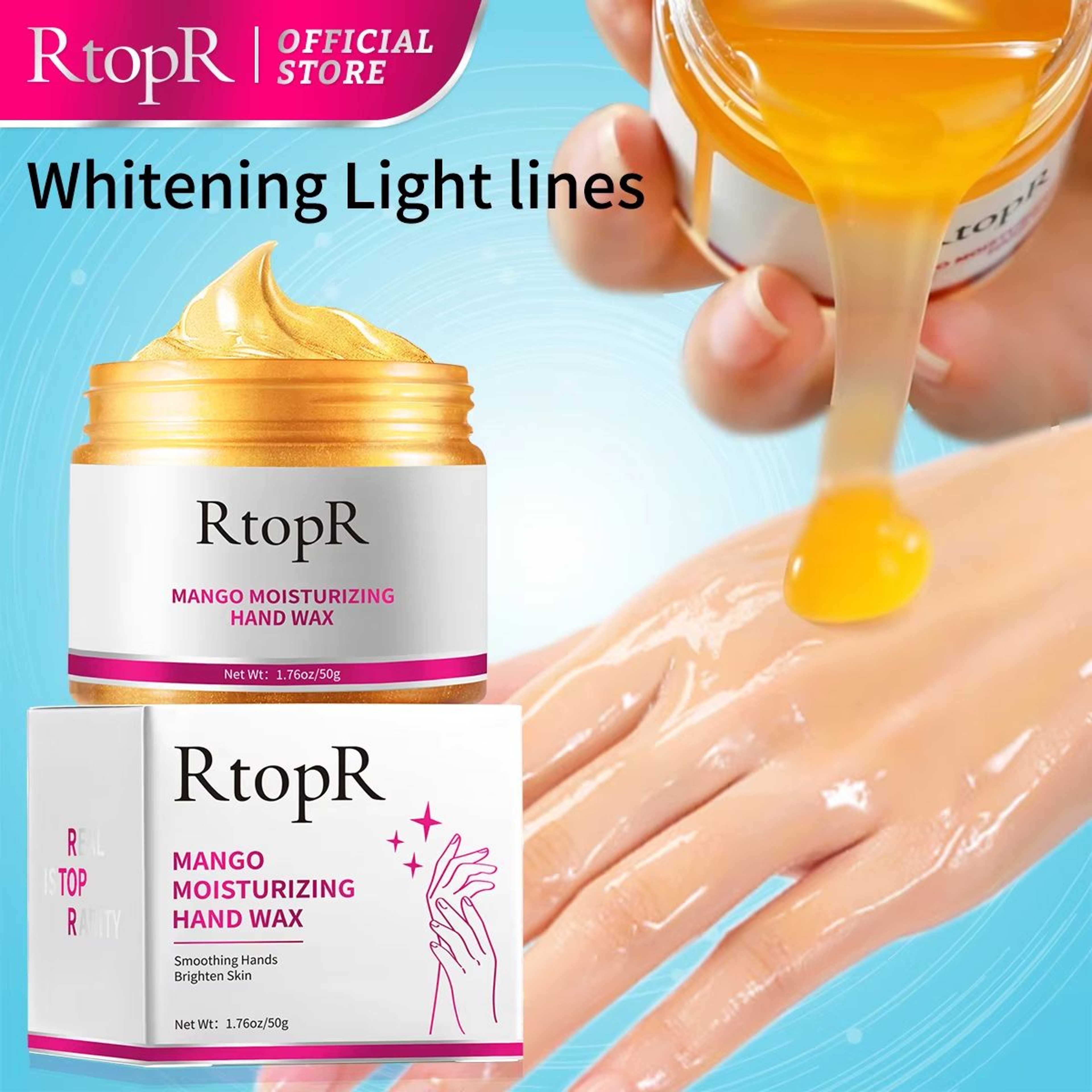 Mango Paraffin Hand Wax Mask For Deep Moisturizing And Exfoliating Care 2