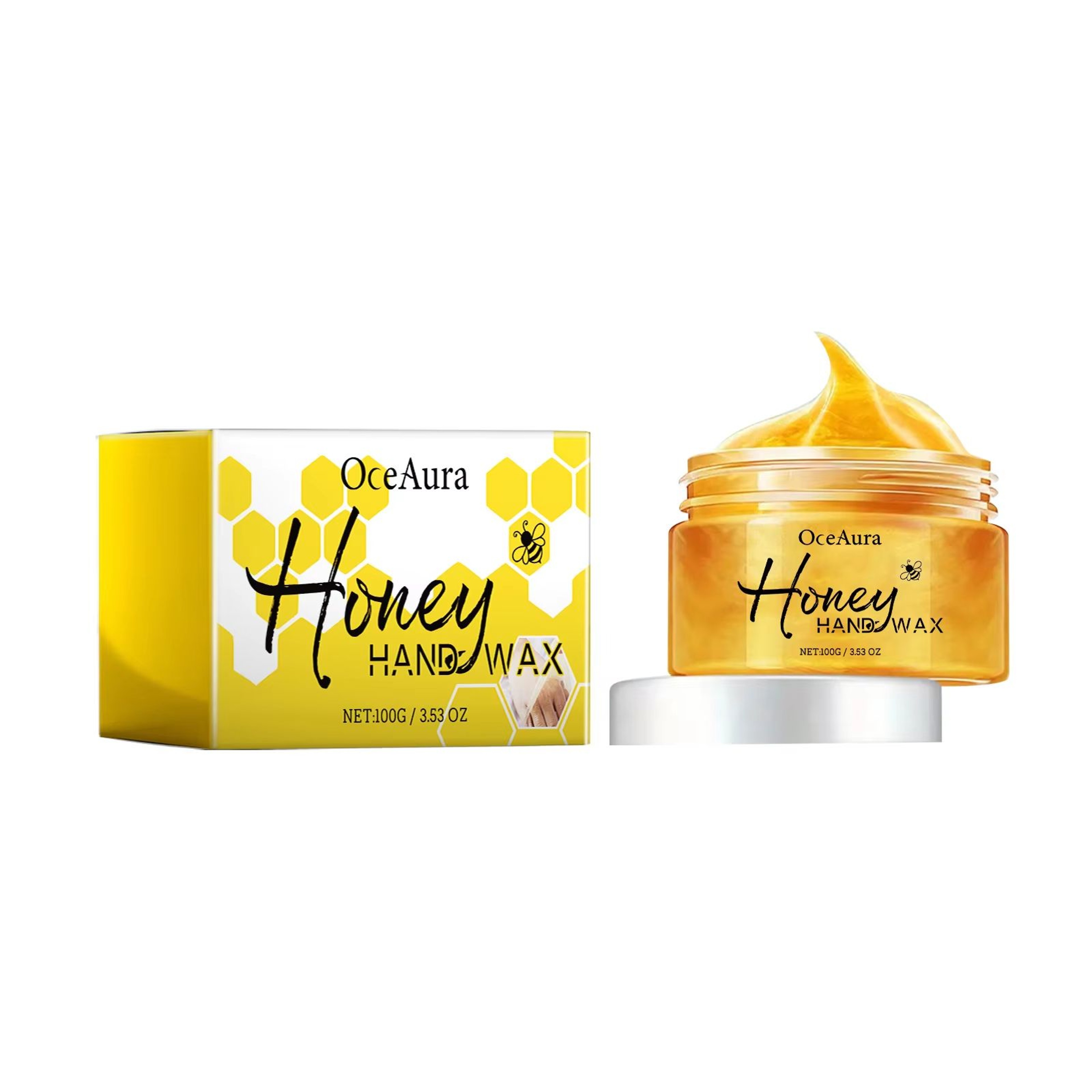 Honey Hand Wax Mask For Deep Moisture Softening Care And Smoother Looking Hands 1