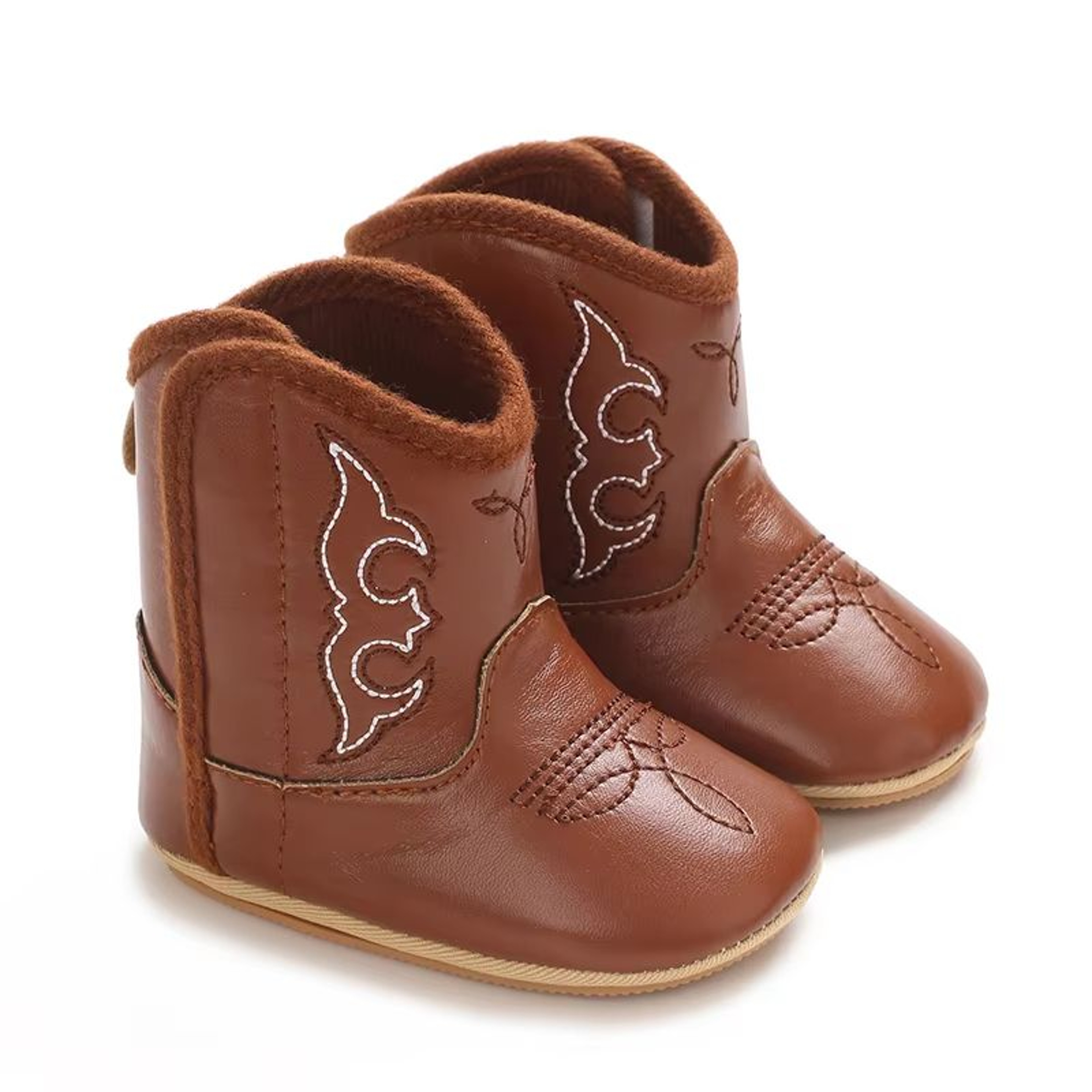 Cute Printed Baby Boots For Newborns Soft PU Sole First Walker Shoes For 018 Months  Lightweight Sp 6