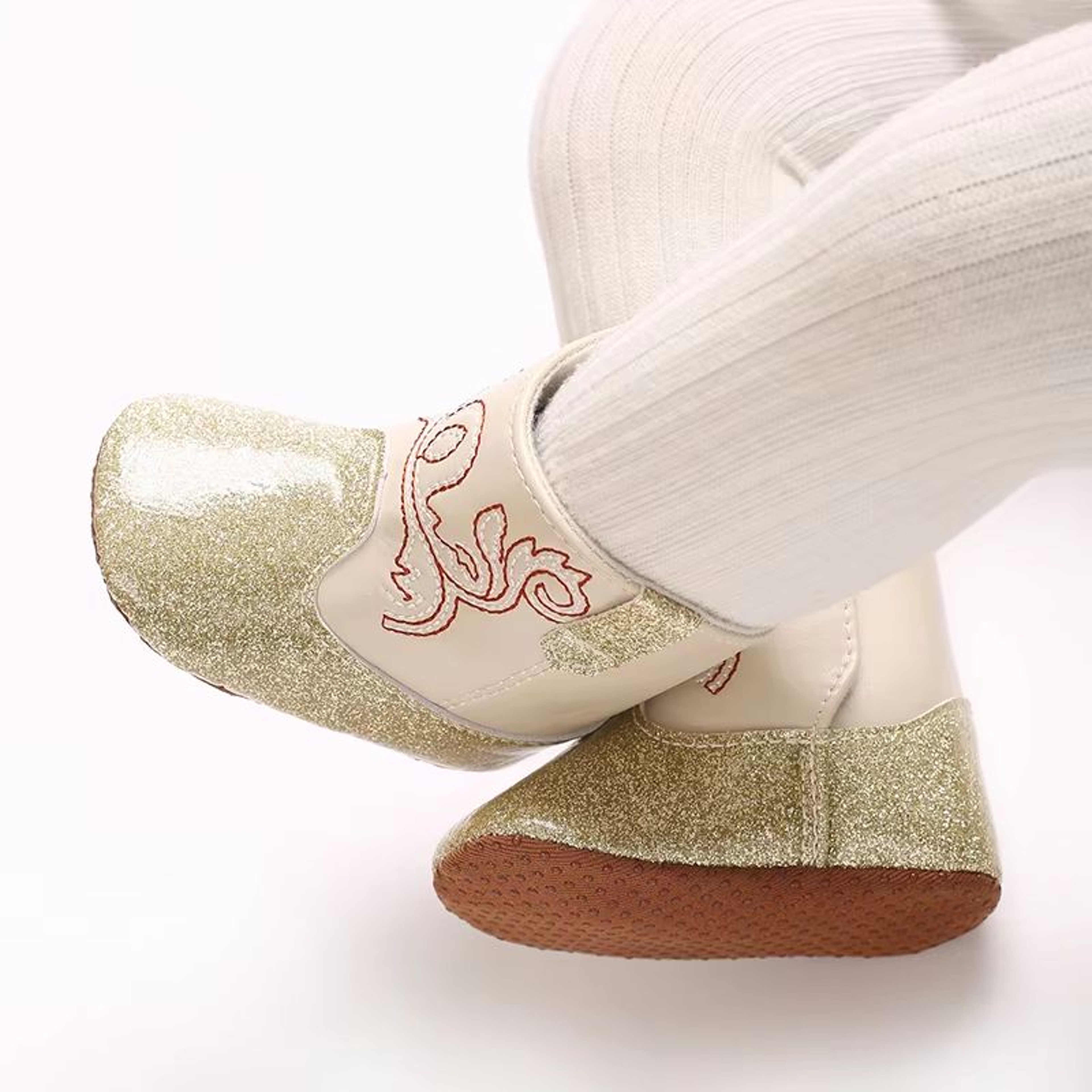 Sequined Baby Fashion Booties Soft Sole First Walker Shoes For 018 Months  Stylish Spring  Autumn I 5