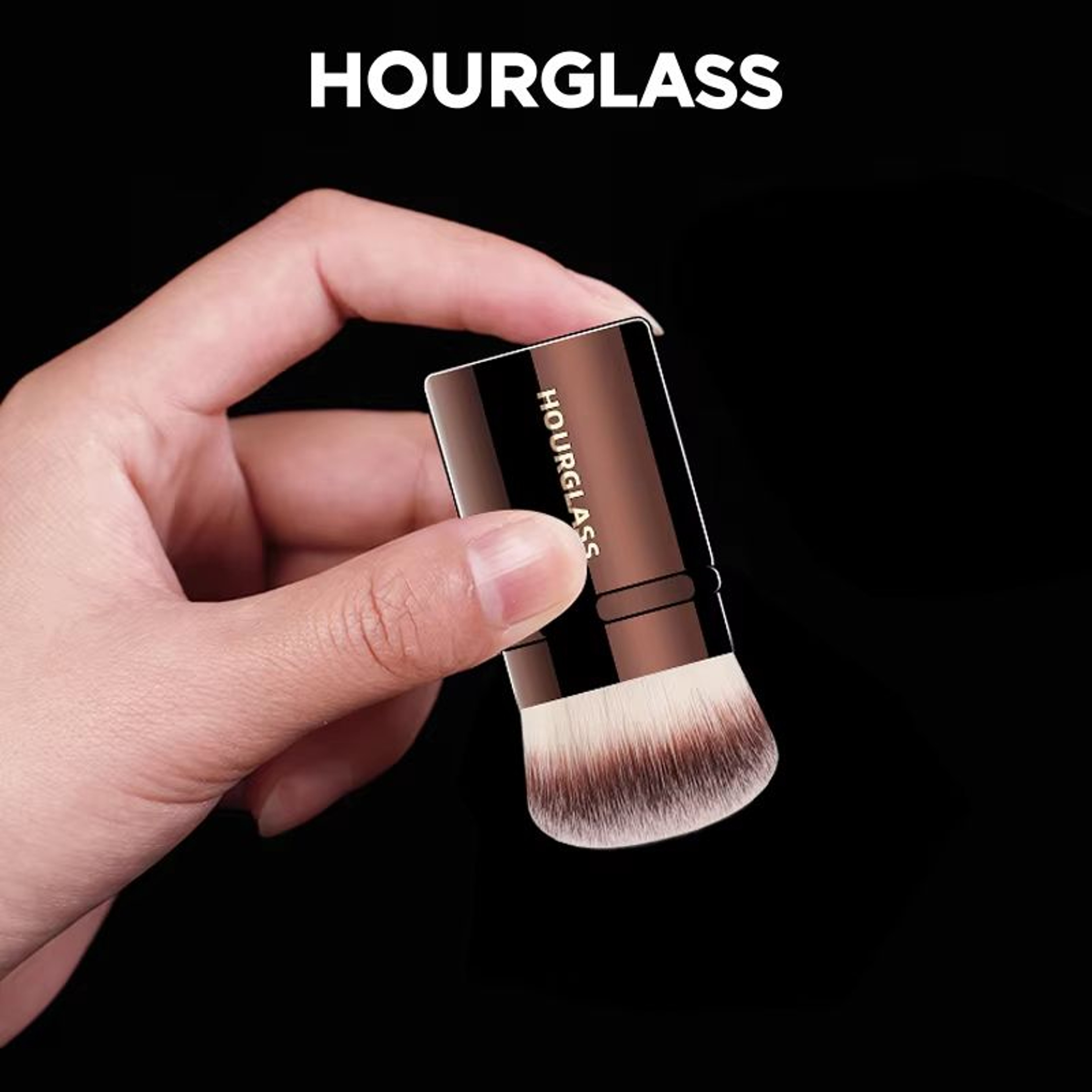 Hourglass No23 Retractable Blush Brush  Portable Retractable Makeup Brush For Smooth Cheek Blending 1