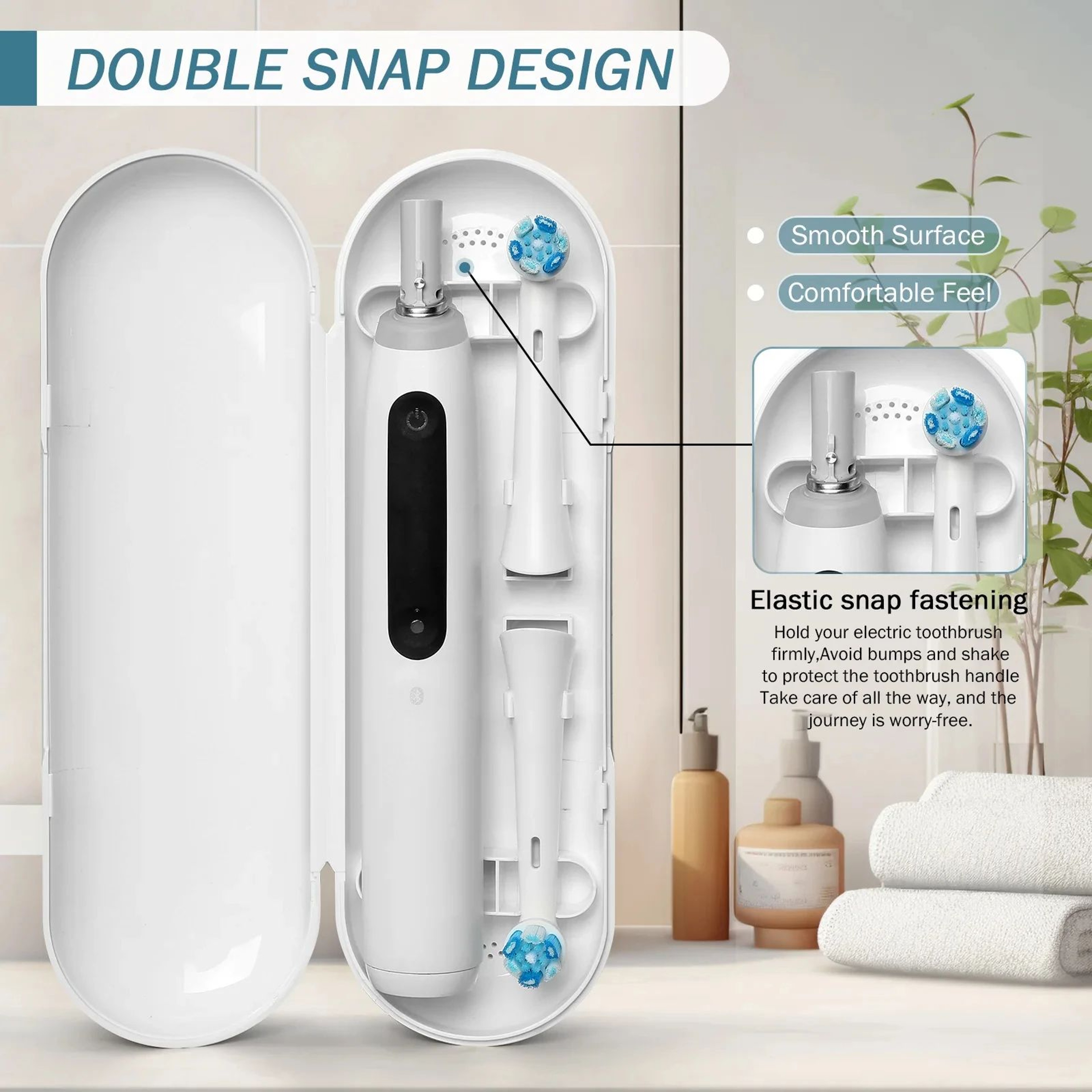 Portable Electric Toothbrush Travel Case  Dustproof OralB IO Toothbrush Travel Box 2