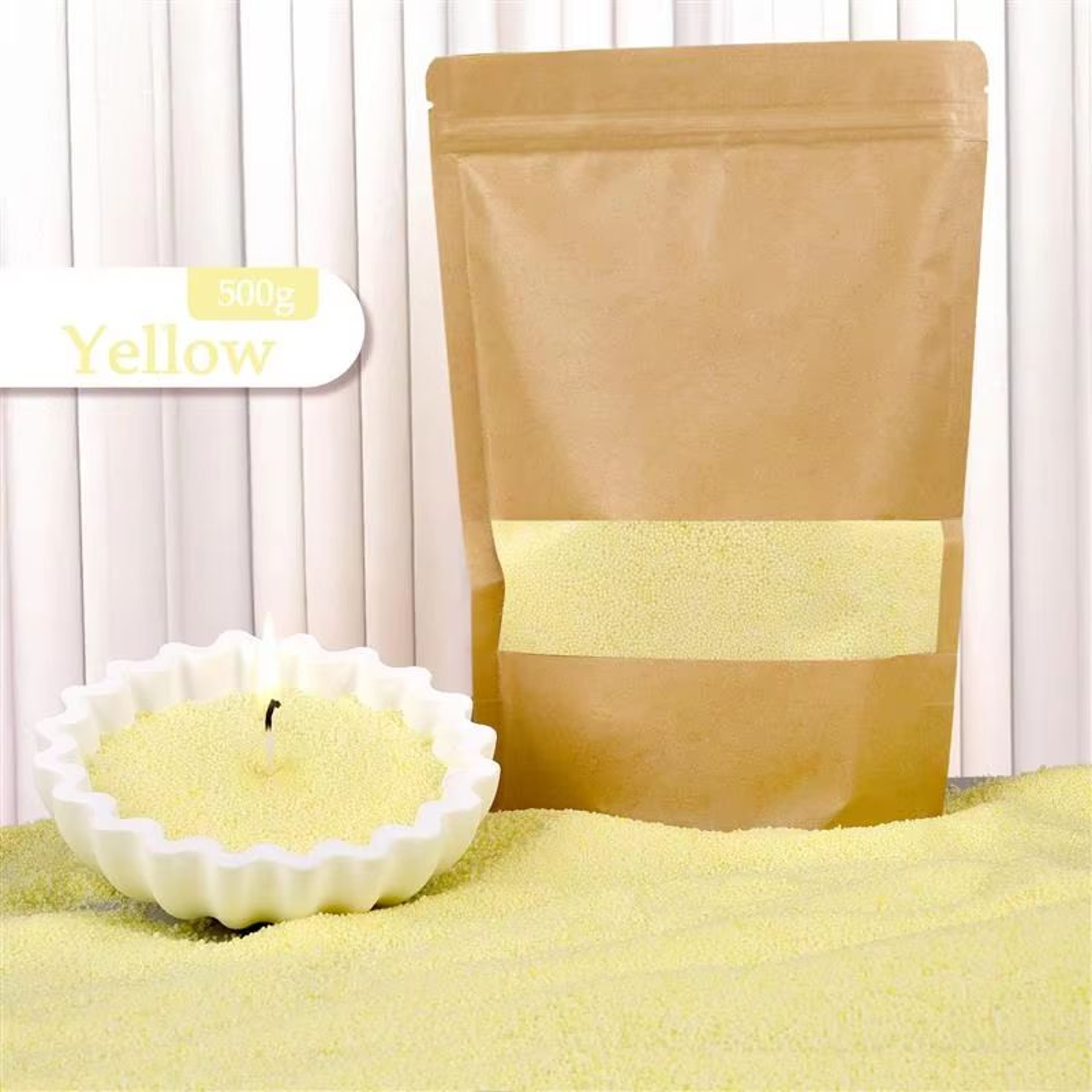Creative DIY Candle Sand Wax Colorful Pearl Granules For Handmade Candle Crafts 14
