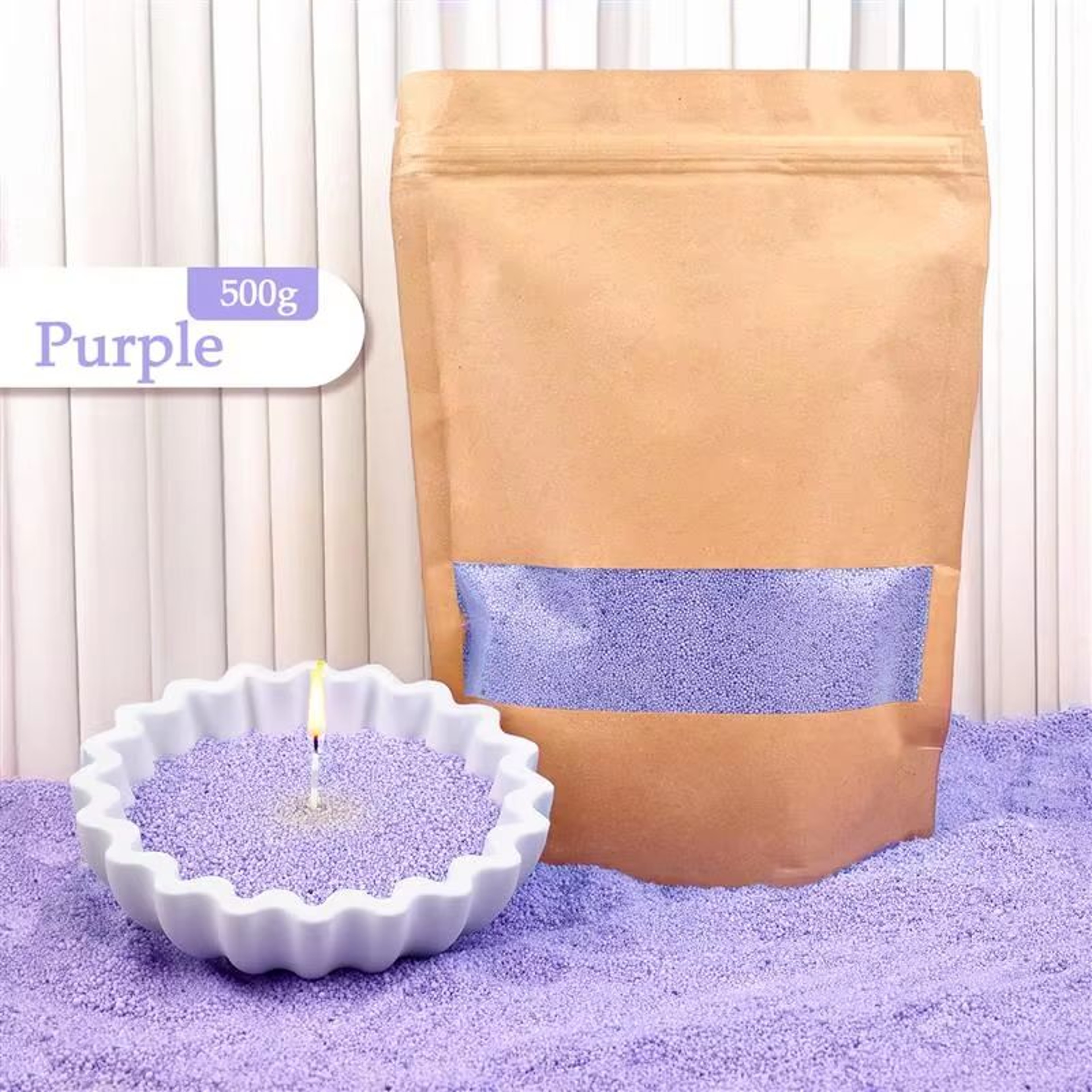 Creative DIY Candle Sand Wax Colorful Pearl Granules For Handmade Candle Crafts 15
