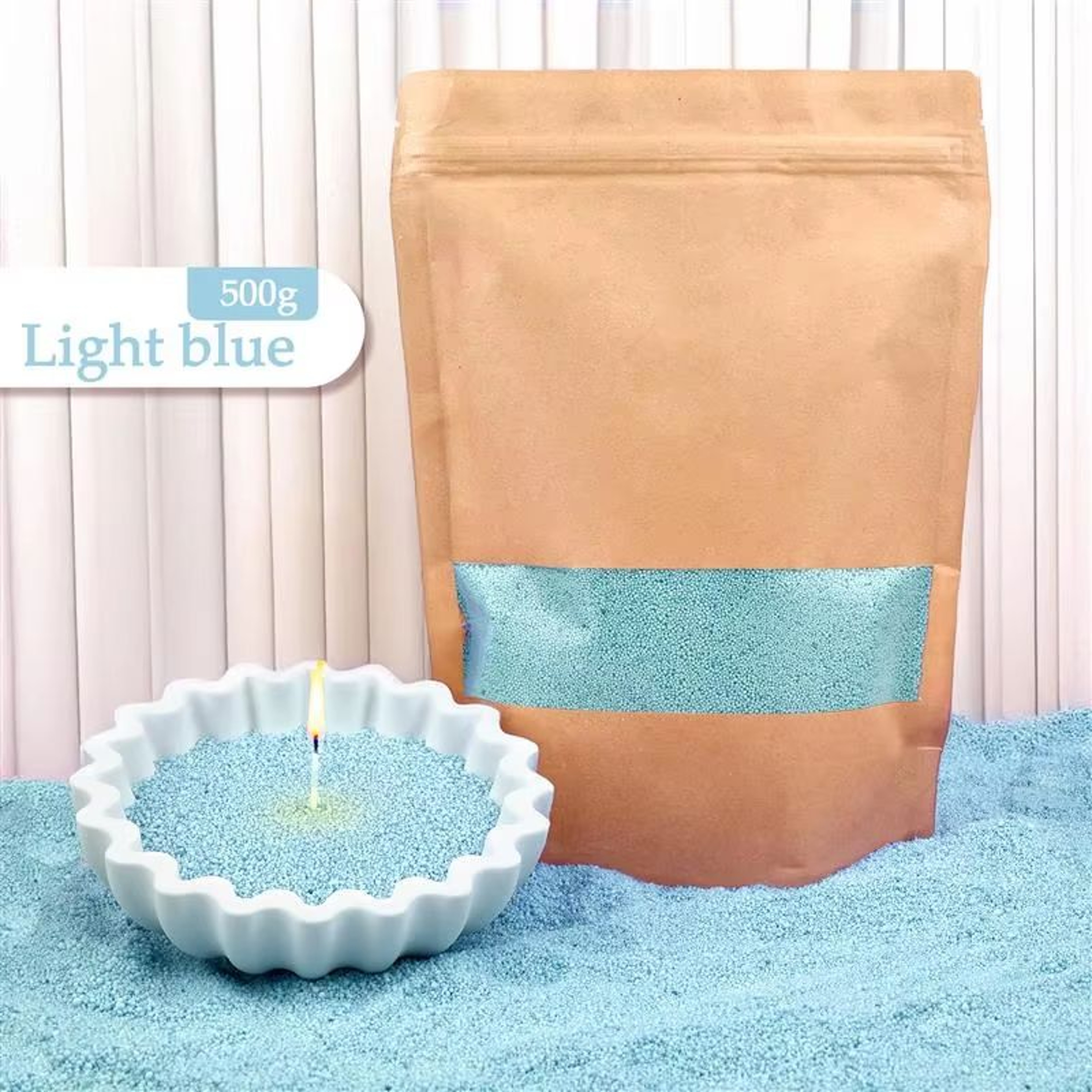 Creative DIY Candle Sand Wax Colorful Pearl Granules For Handmade Candle Crafts 20