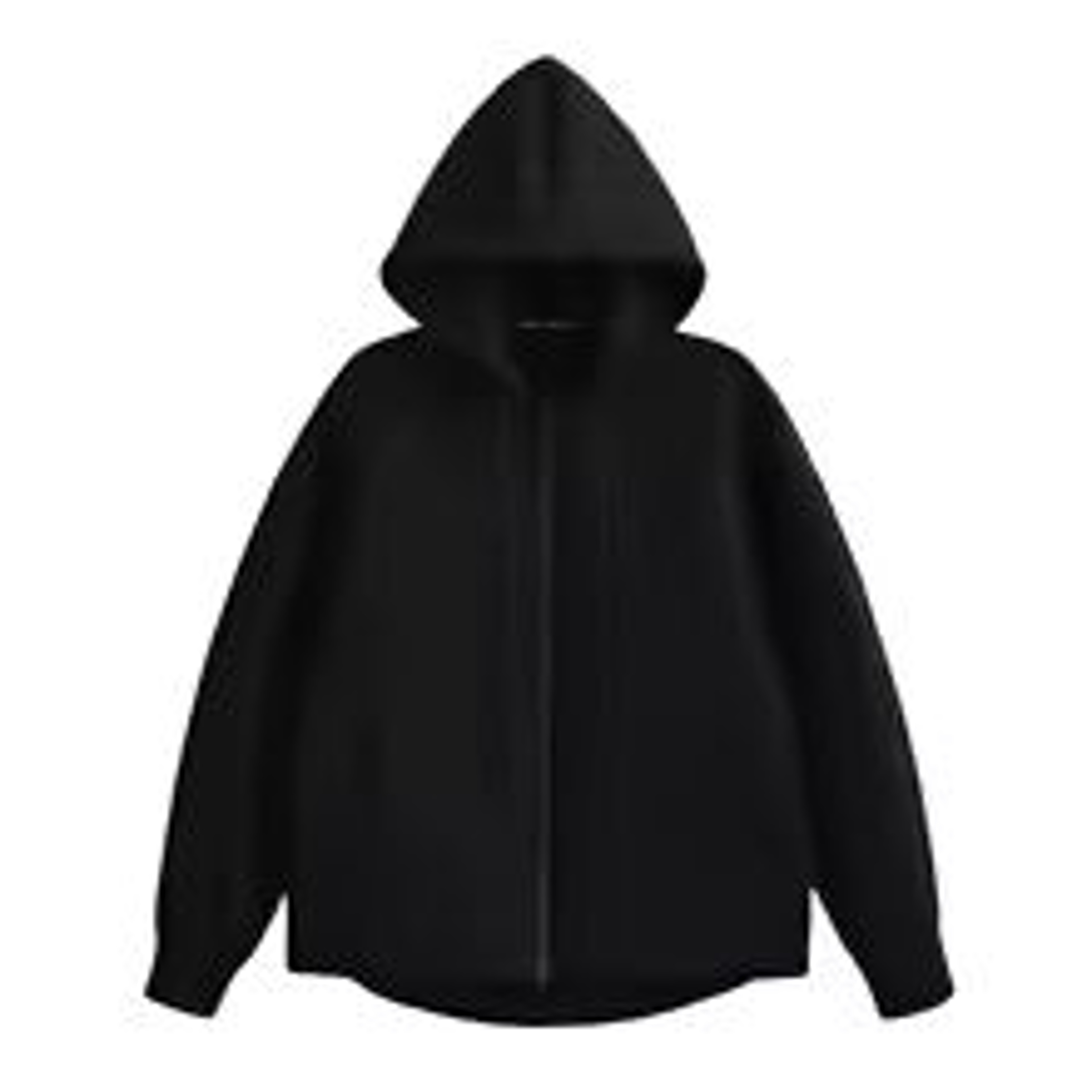 Womens Oversized Hooded Zip Jacket Casual Gray Big Pocket Outerwear Coat 5