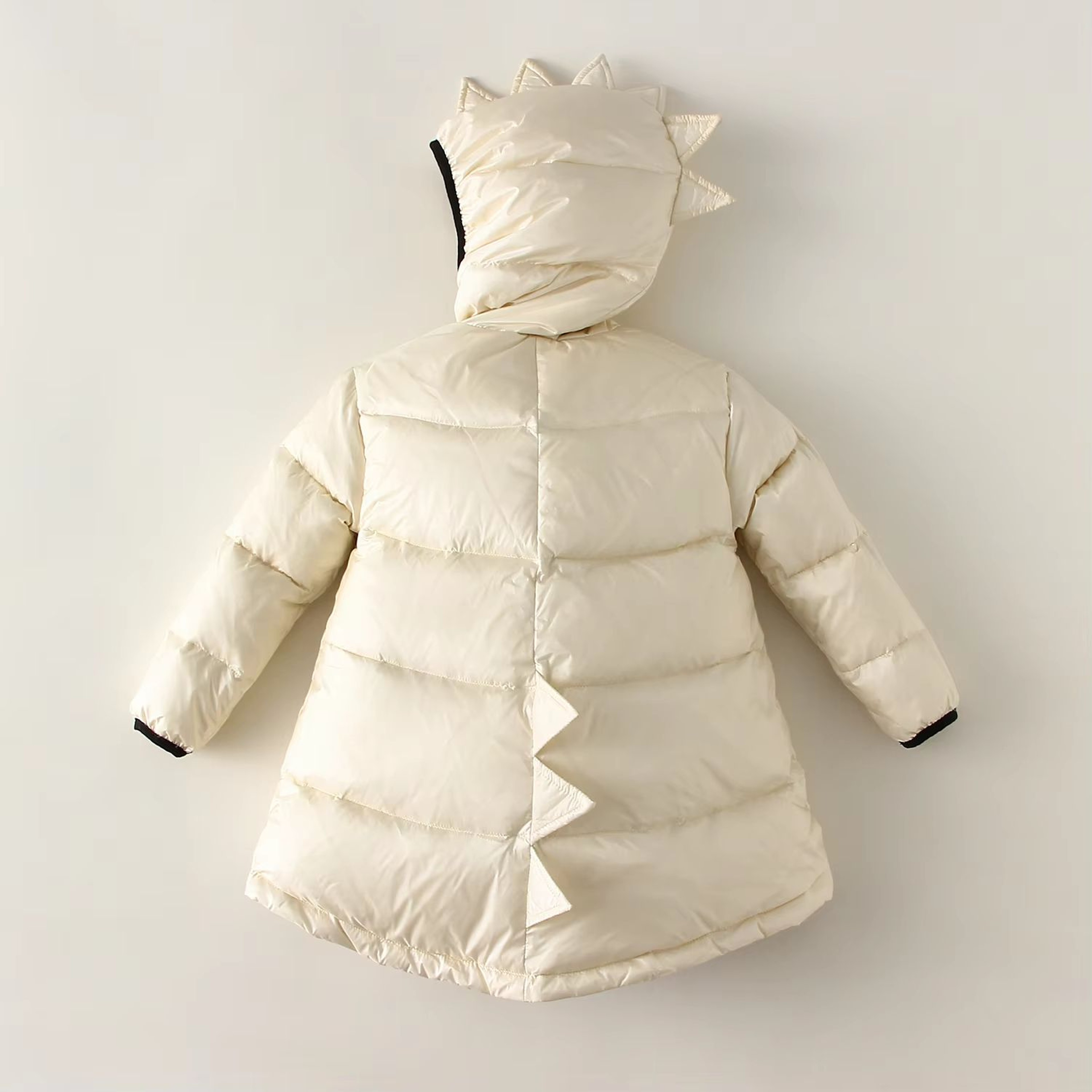 DinoGuard Kids Dinosaur Winter Coat Hooded Windproof Kids Parka Jacket Thick Warm Toddler Dinosaur  4