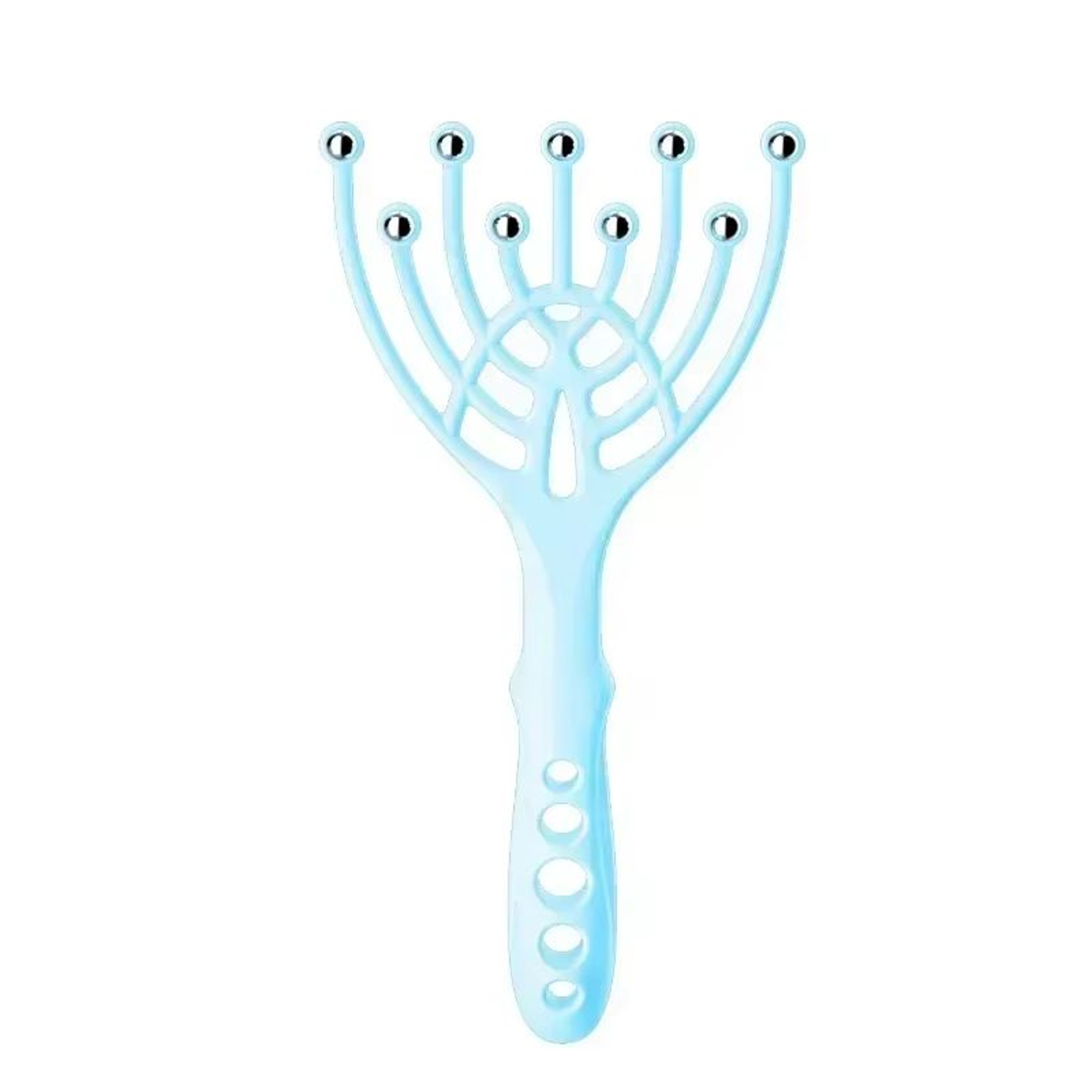 Five Finger Head Massager Steel Ball Scalp Massage Roller For Stress Relief  Hair Care 6