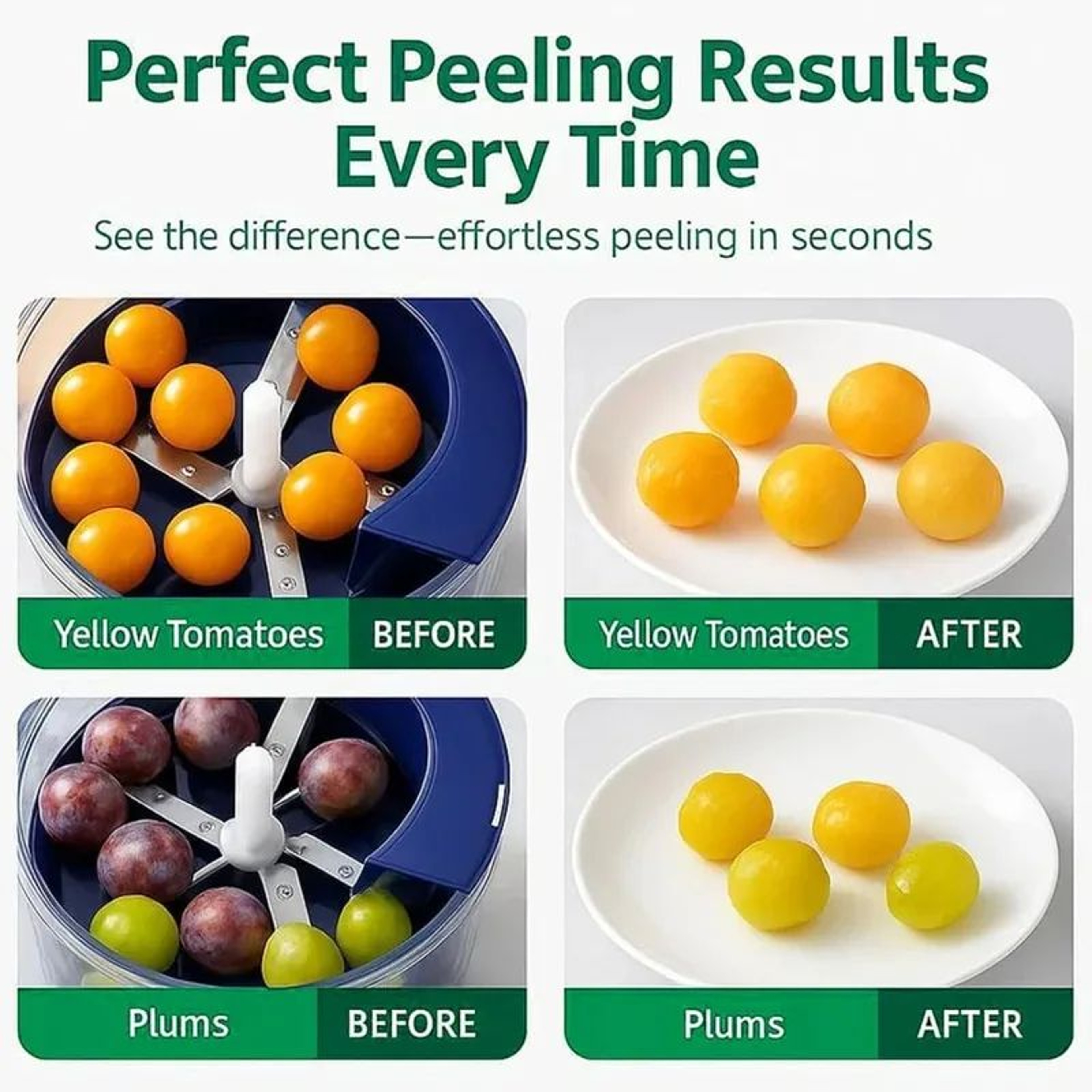 Automatic Electric Grape And Garlic Peeler Rechargeable Smart Fruit Peeling Machine 3