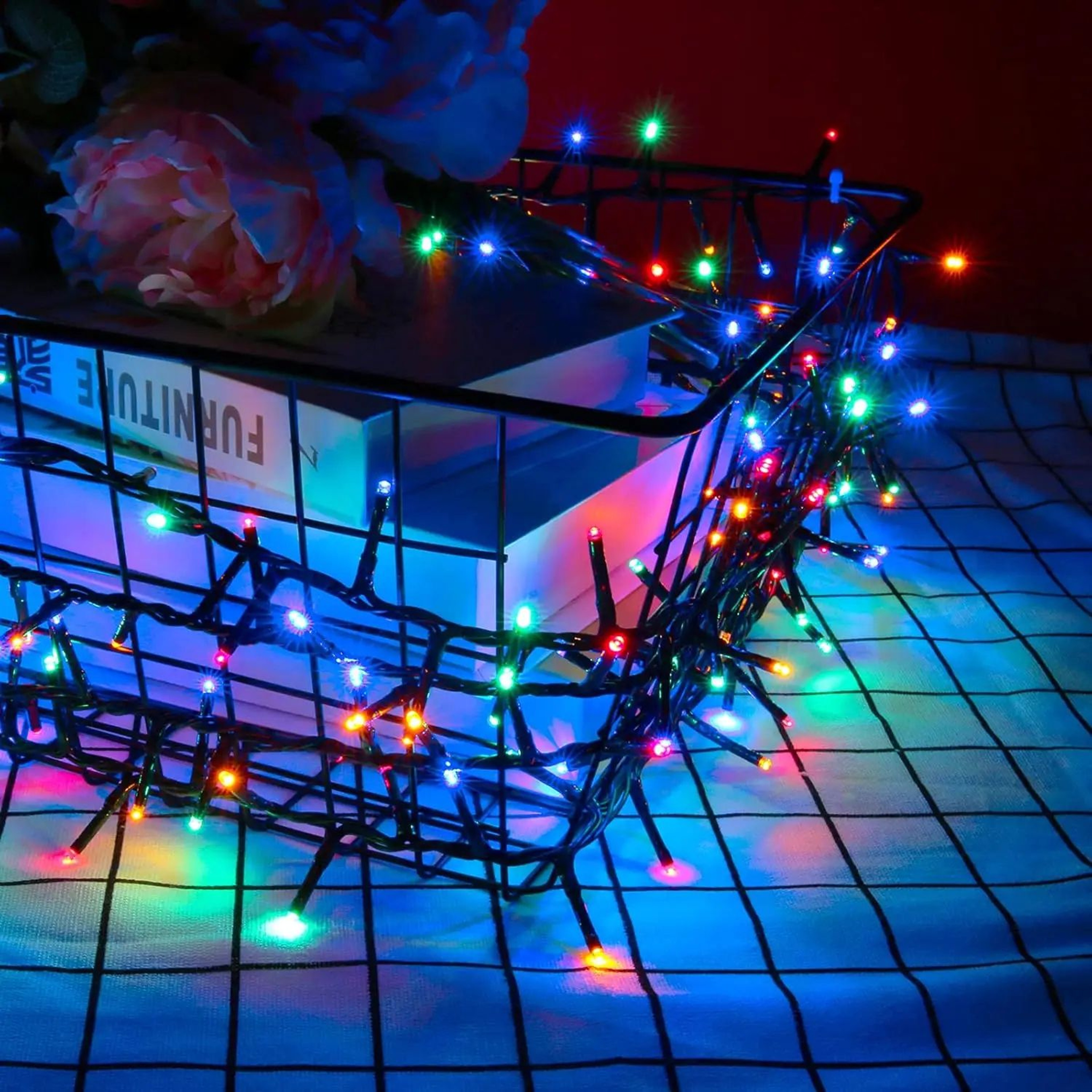 Solar Powered Waterproof LED String Lights For Outdoor Christmas Party And Garden Decor 1
