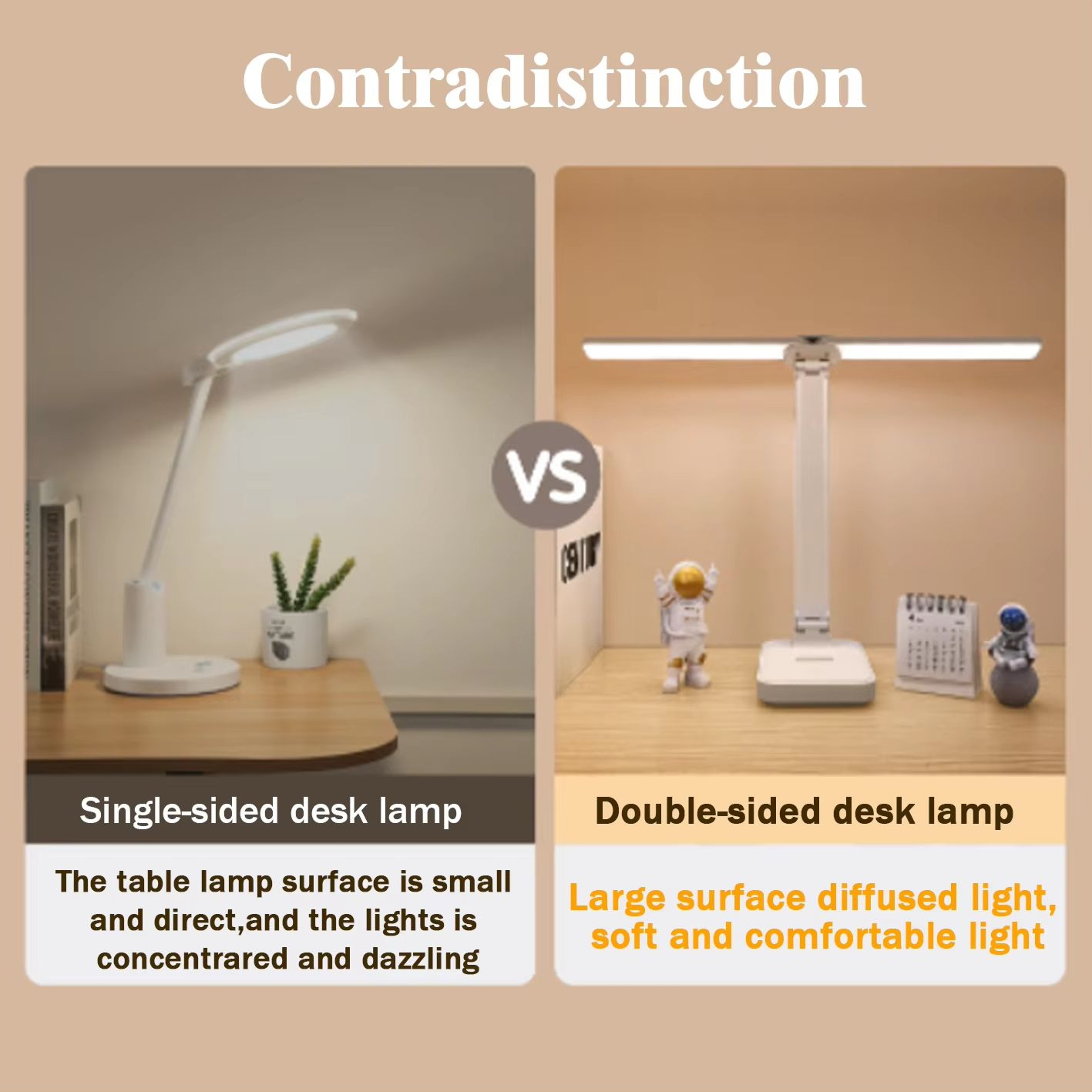 Rechargeable Foldable LED Desk Lamp With Touch Dimming And Eye Protection 3