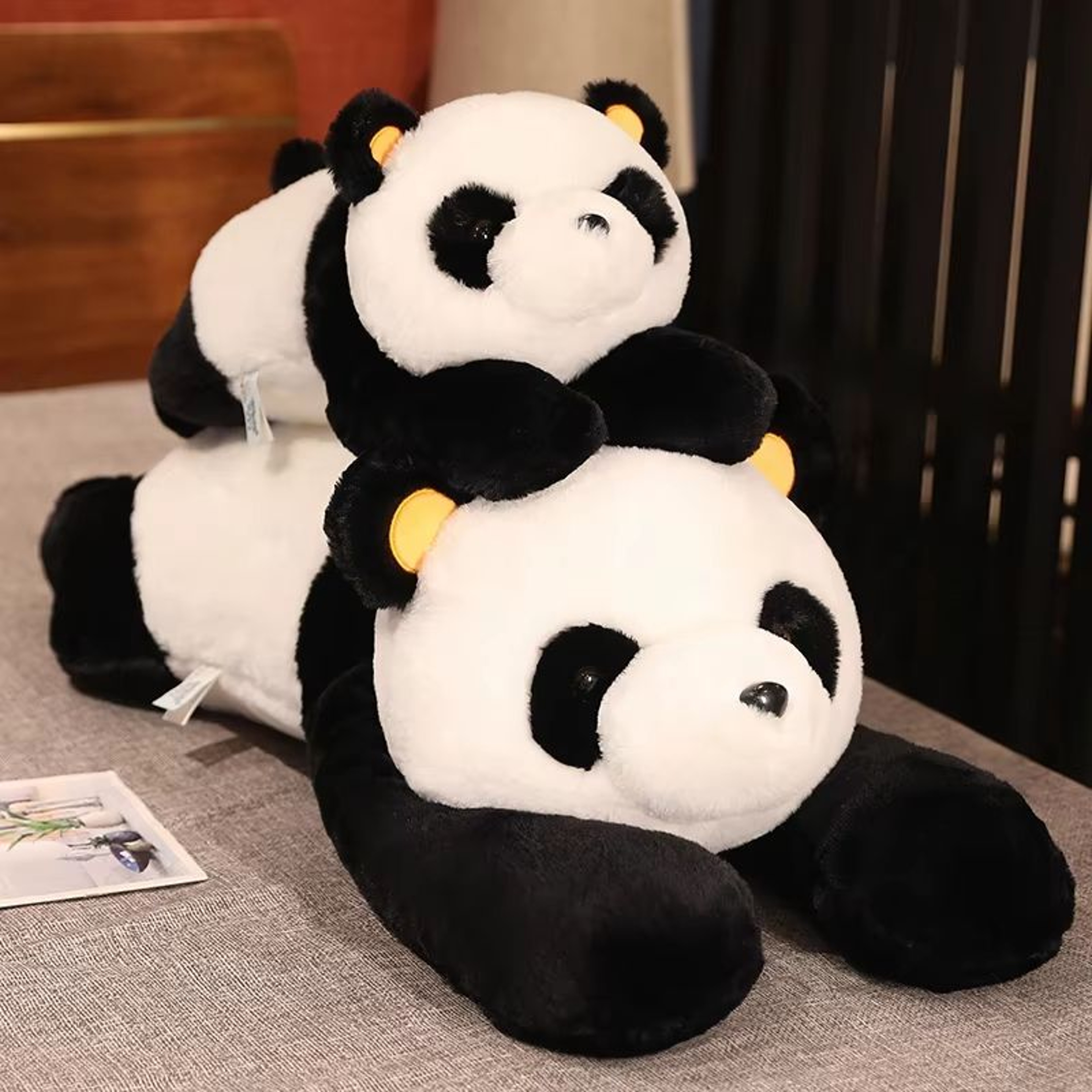 Giant Panda Plush Pillow 60120cm Ultra Soft Cuddle Stuffed Animal Toy 1