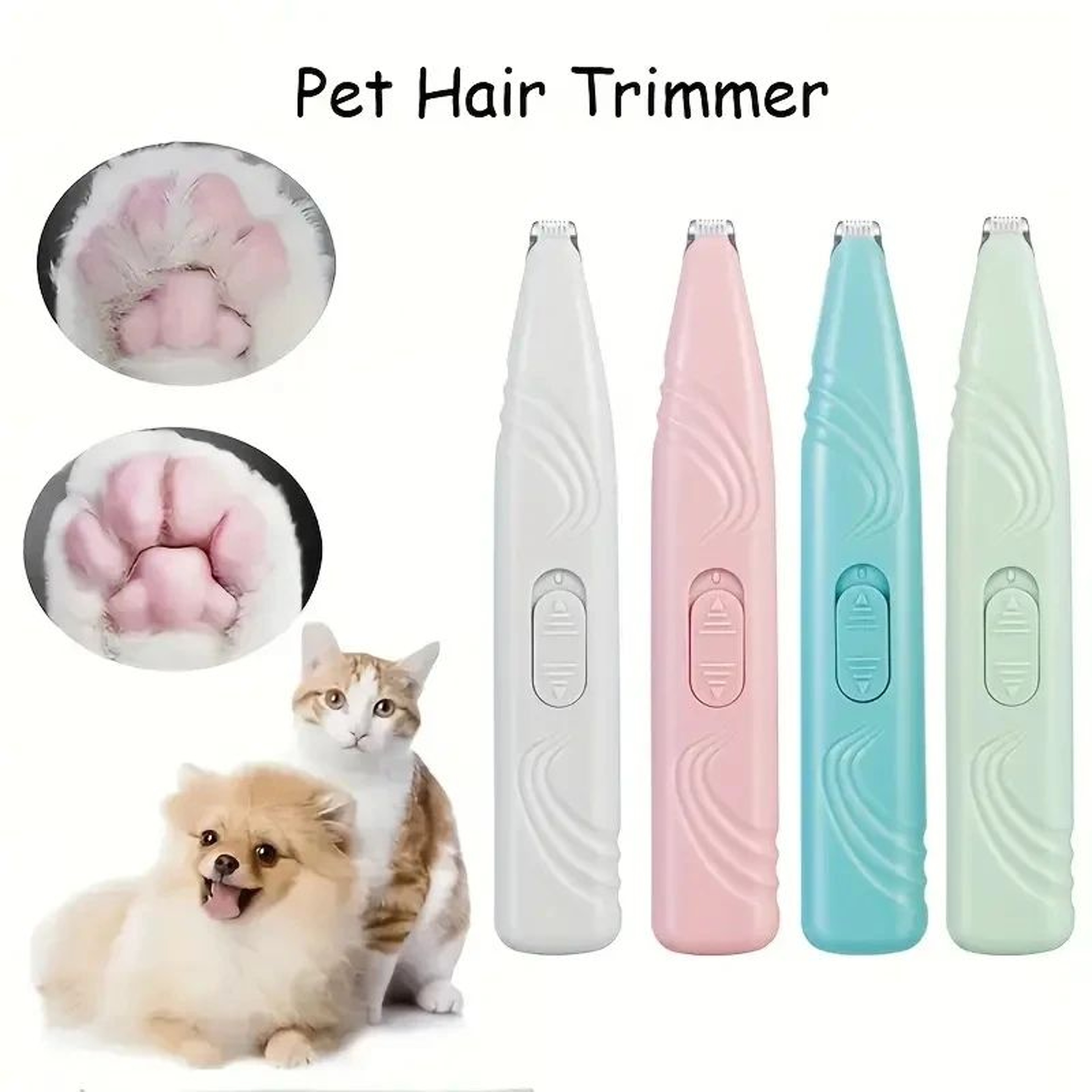 Mini Pet Hair Trimmer Clipper Precision Grooming Tool For Paws Eyes And Sensitive Areas 0