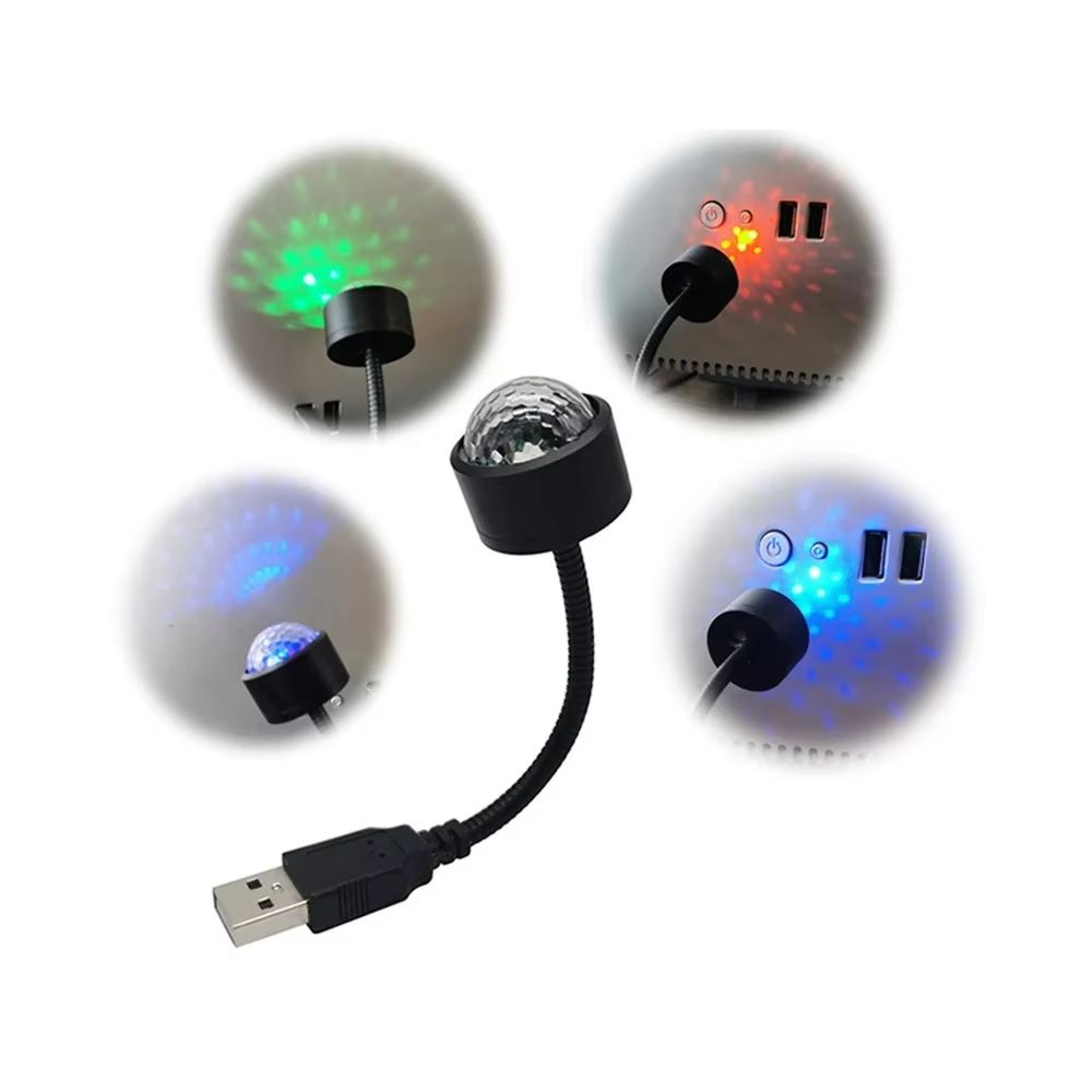 StarGlow USB Galaxy Car Roof Projector Light With Adjustable Head 5